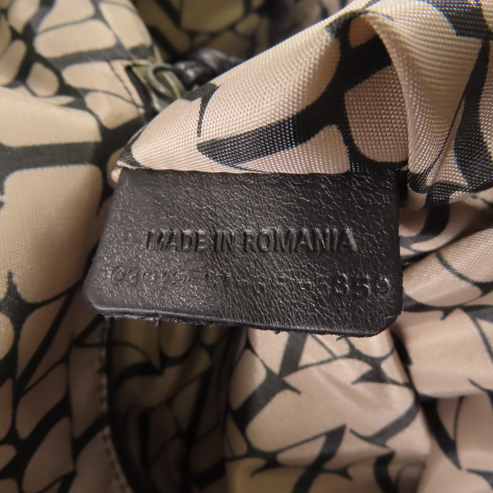 LANVIN 尼龍Shoulder Bag肩背袋卡其色/黑色