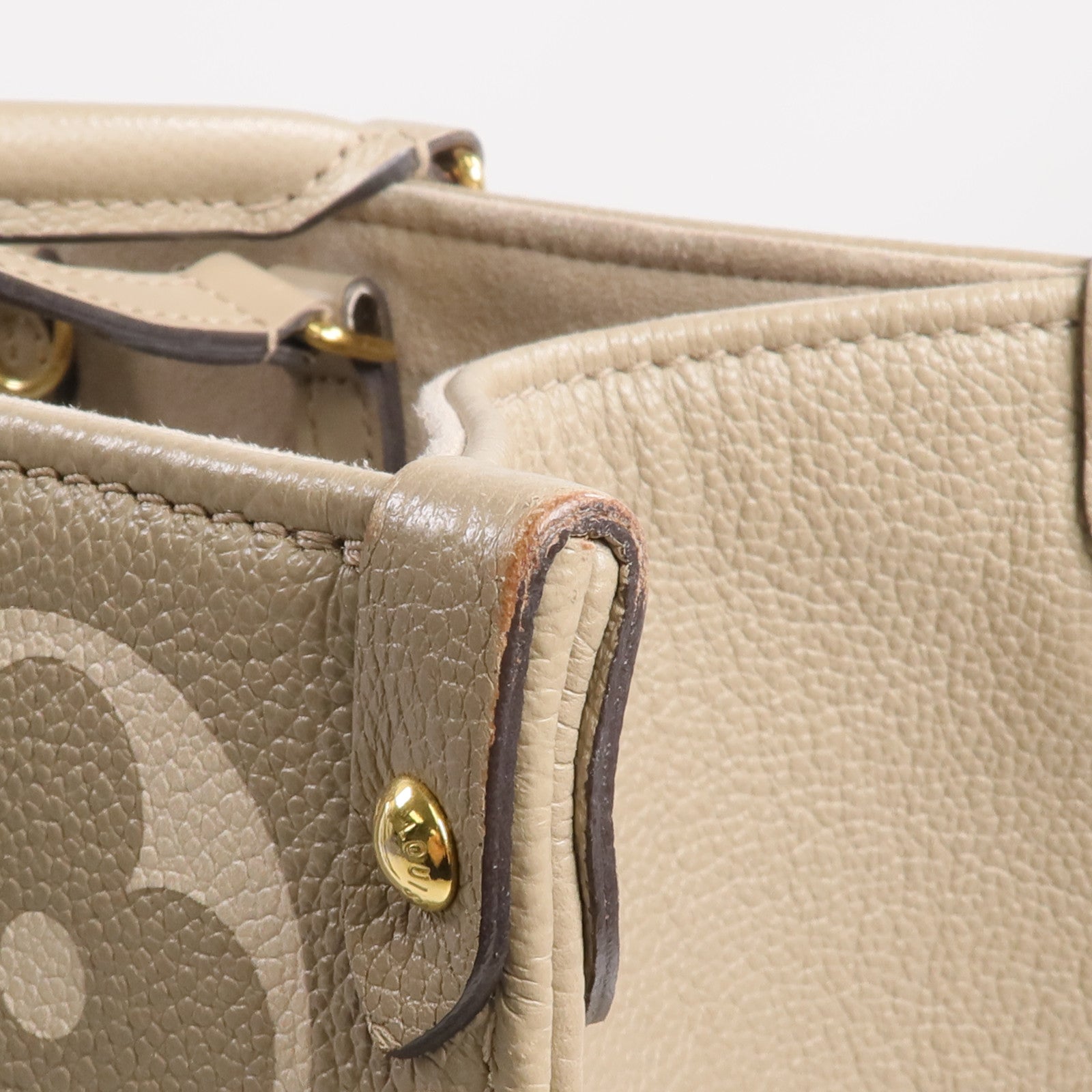 LOUIS VUITTON Monogram Empreinte OnTheGo MM金扣手挽肩背兩用袋
