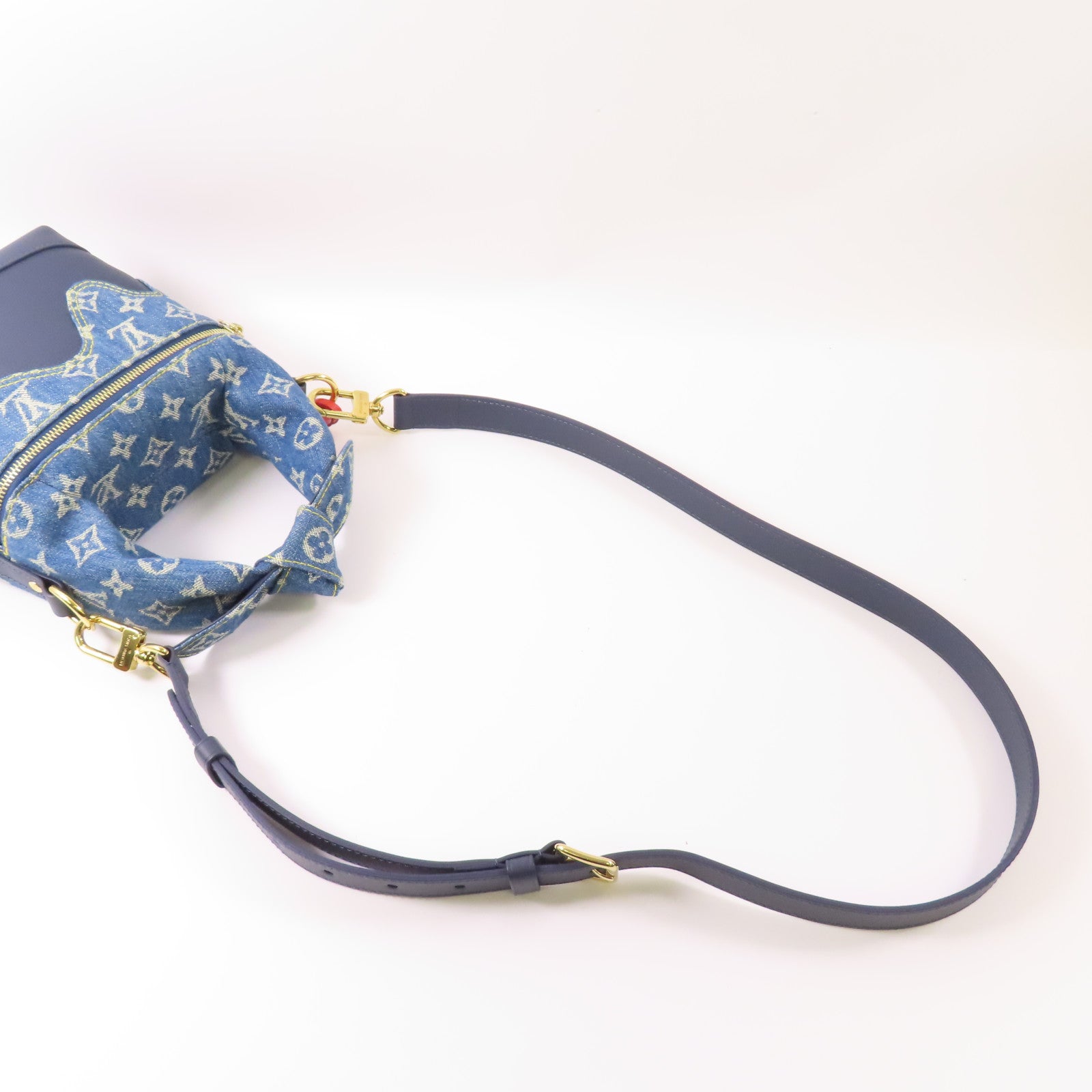 LOUIS VUITTON 【激減優惠】Taurillon/牛仔布Japanese Cruiser Bag金扣手挽肩背兩用袋