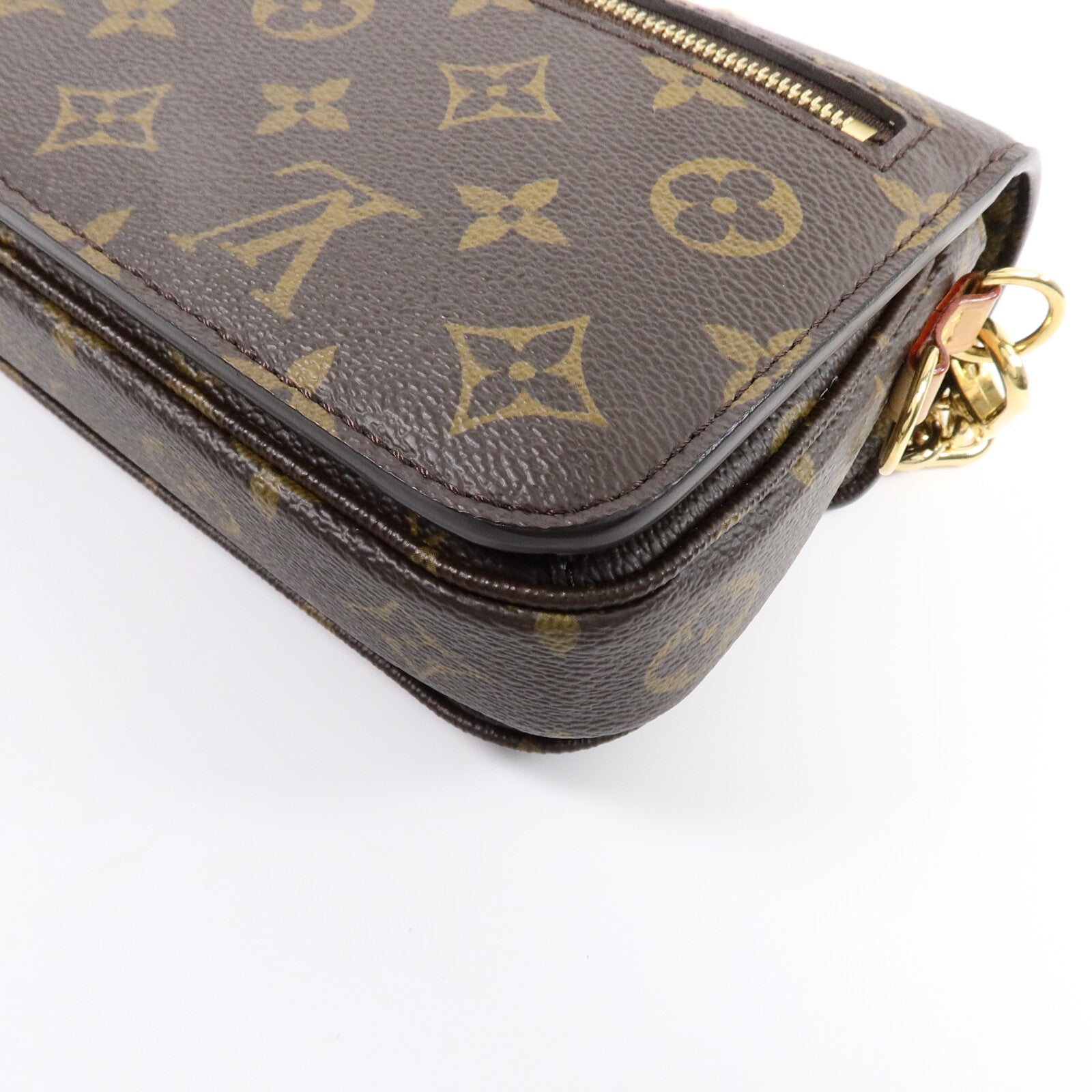 LOUIS VUITTON Monogram Pochette Metis East West手挽肩背兩用袋