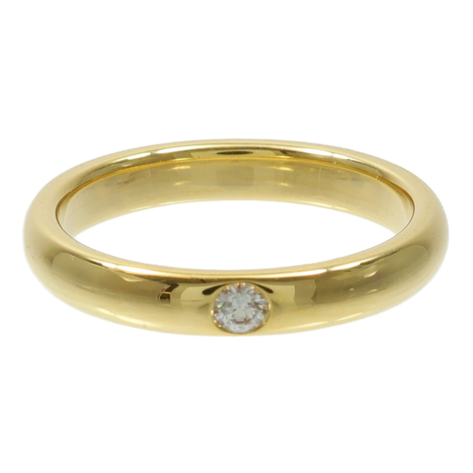 HARRY WINSTON 18K黃金Round Cut Marriage 1 Diamond Ring鑽石戒指