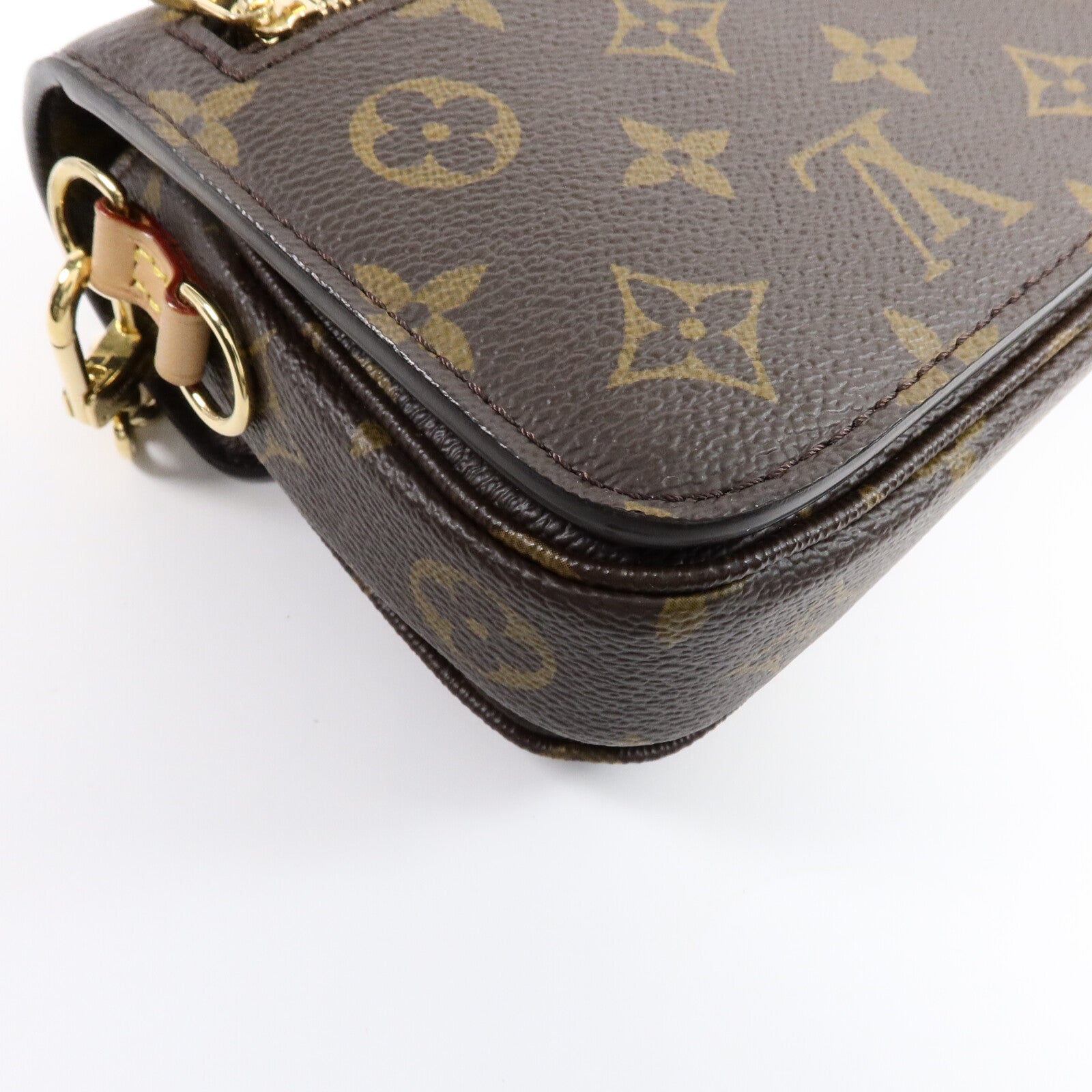 LOUIS VUITTON Monogram Pochette Metis East West手挽肩背兩用袋