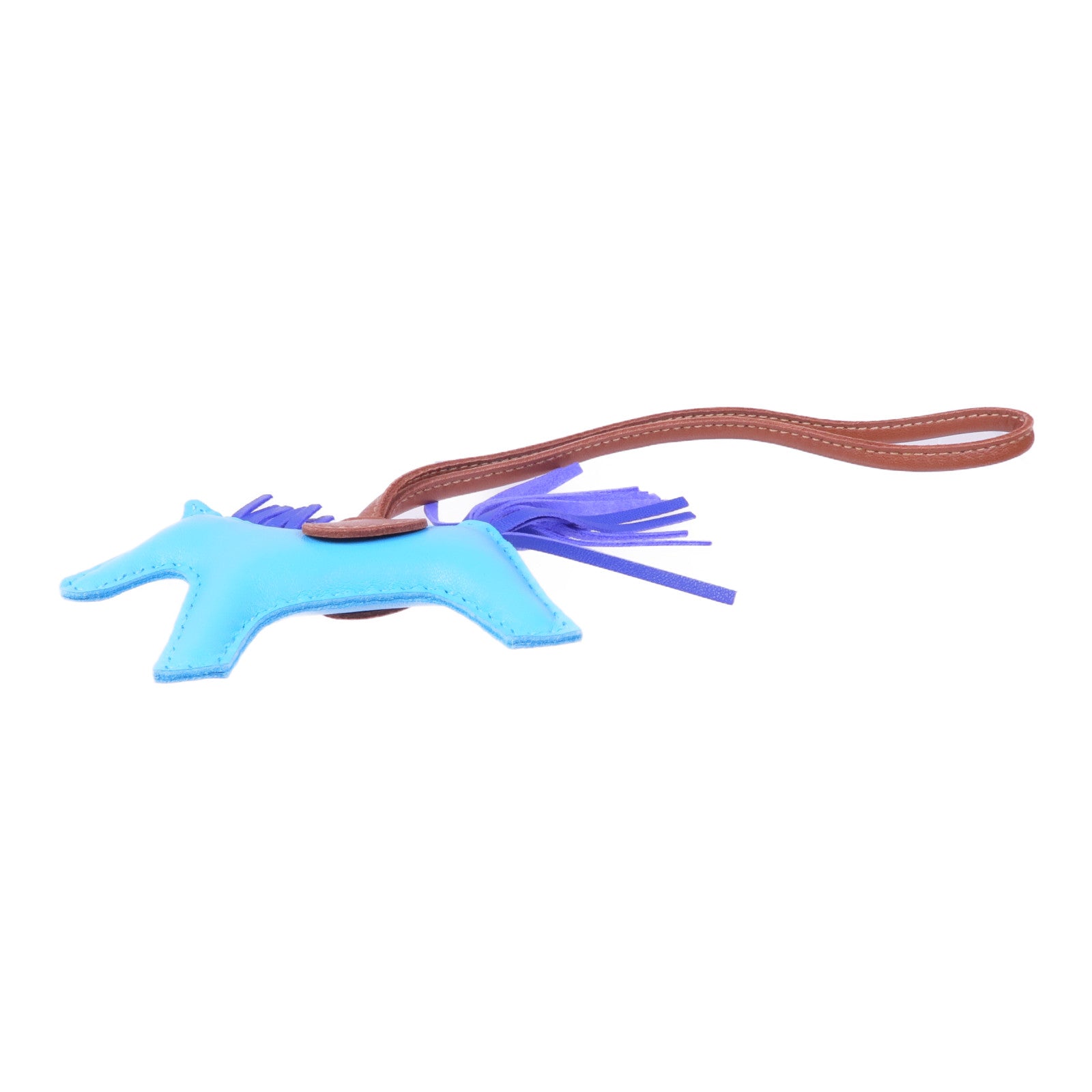 HERMES Milo皮革Rodeo PM掛飾