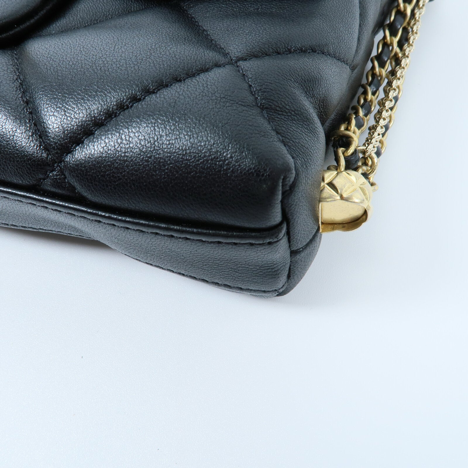 CHANEL 羊皮皮革Chain Shoulder鏈帶肩背袋