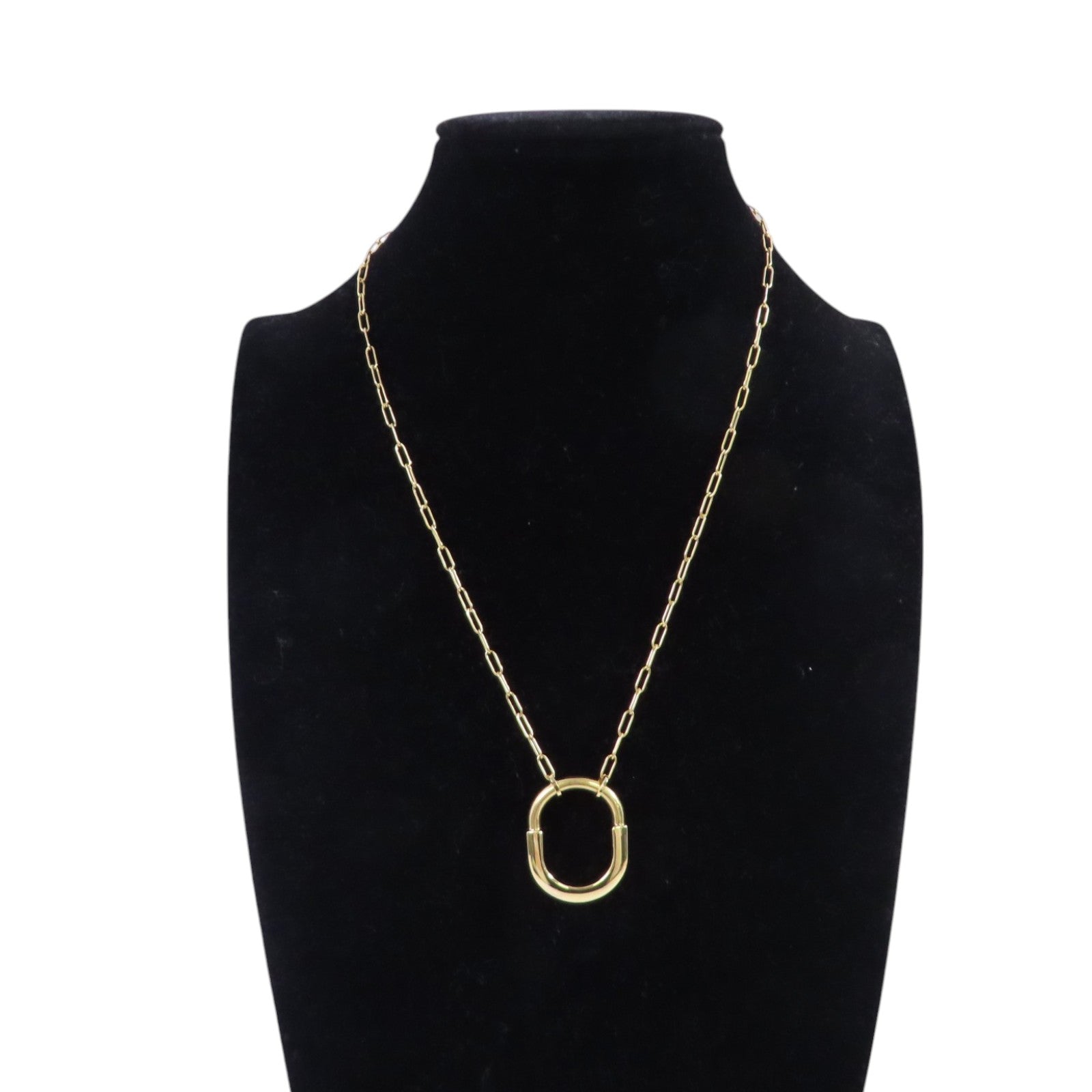 TIFFANY＆CO 18K黃金Lock Necklace項鏈