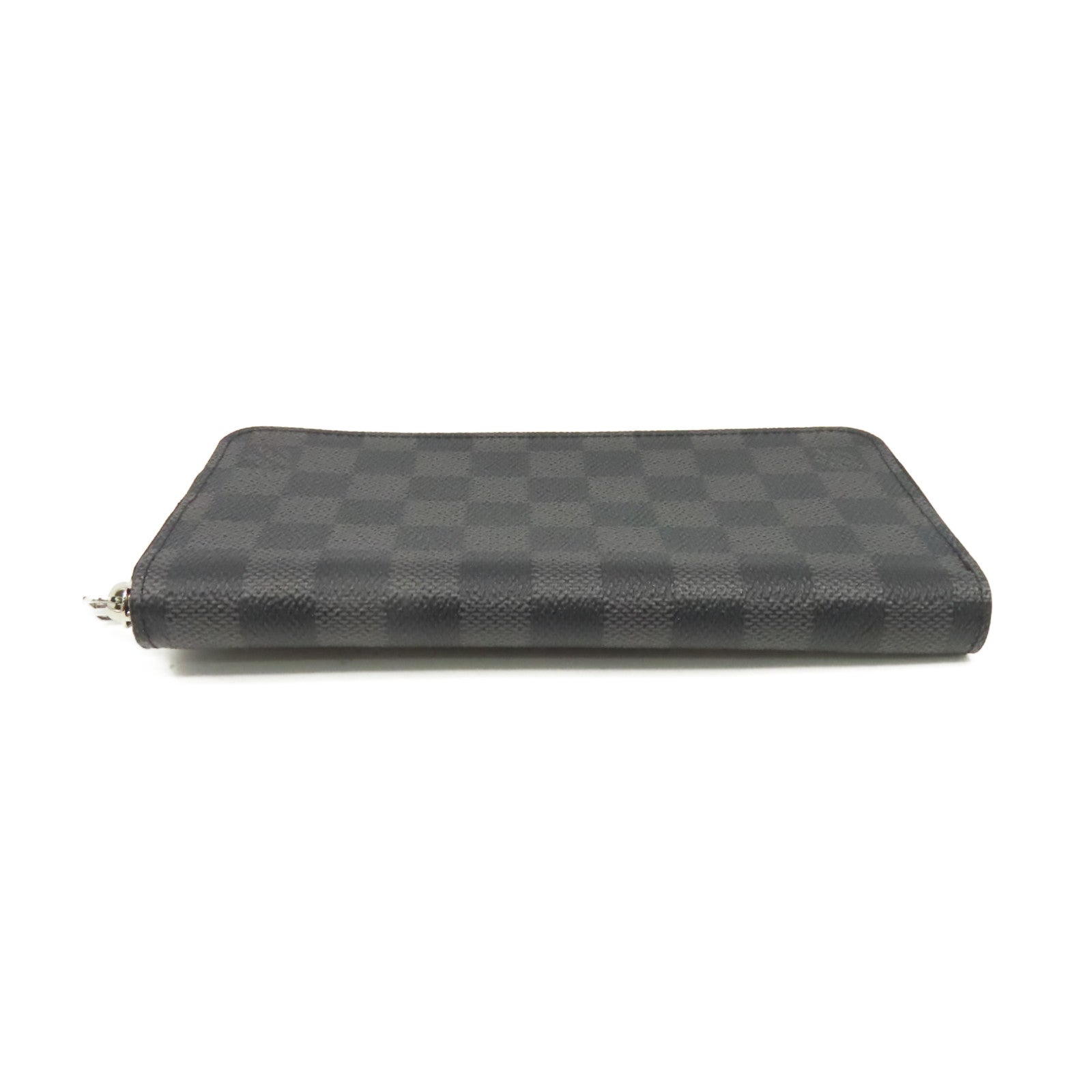LOUIS VUITTON 【激減優惠】Damier Graphite Zippy Wallet Vertical金扣拉鏈長錢包黑色