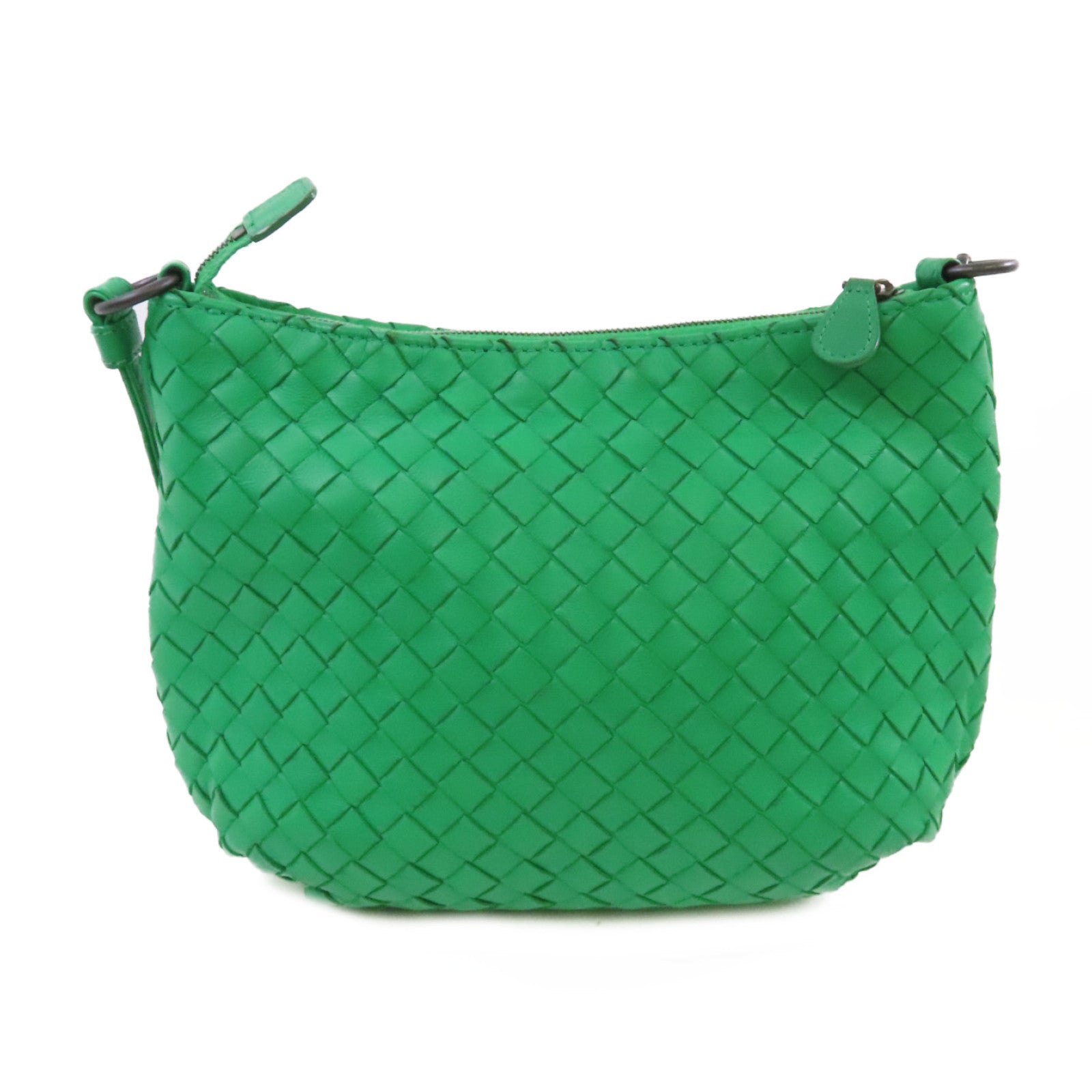 BOTTEGA VENETA 織紋皮革Intrecciato Shoulder Bag肩背袋綠色