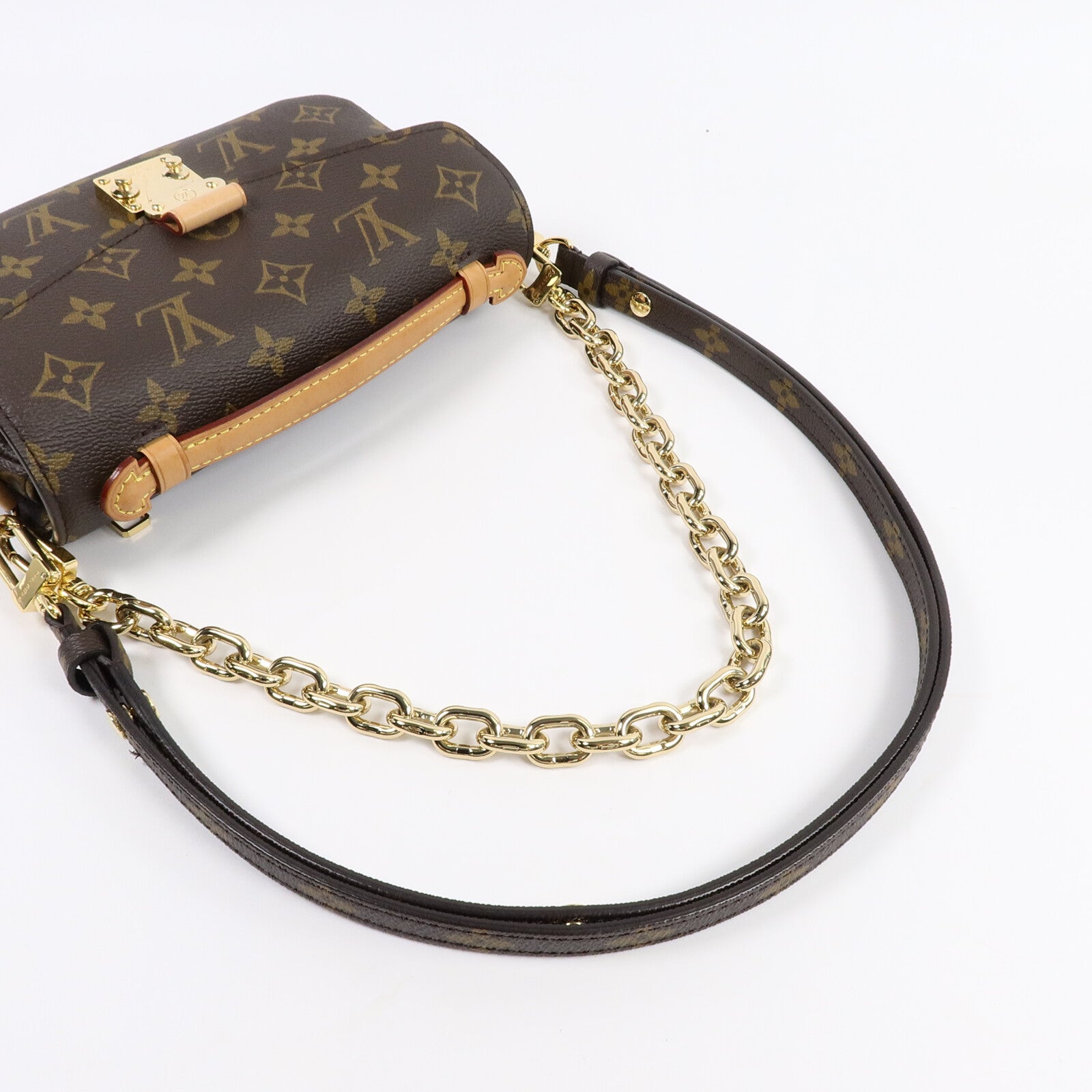 LOUIS VUITTON Monogram Pochette Metis East West手挽肩背兩用袋