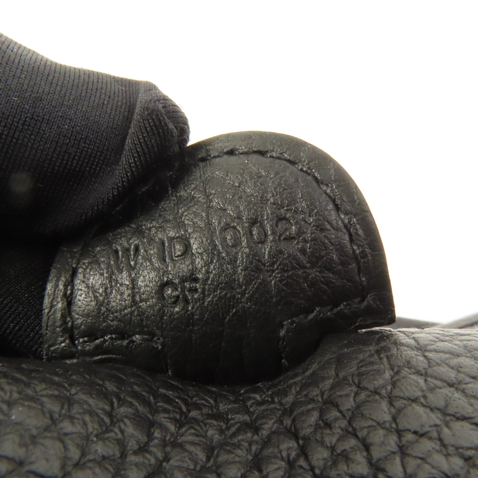 HERMES Clemence皮革Evelyne PM銀扣肩背袋Noir