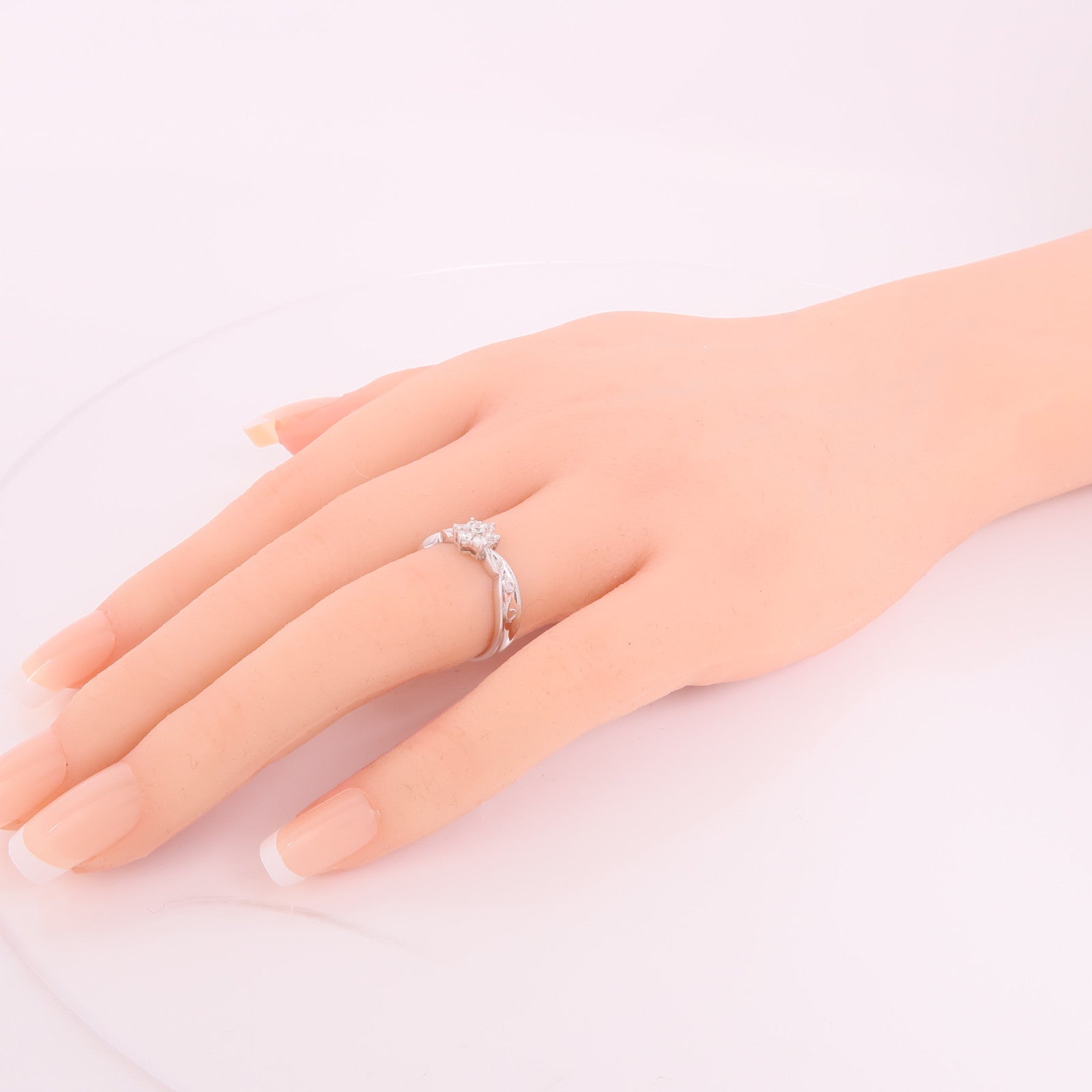 JEWELRY 18K白金Diamond Ring鑽石戒指US#5.75