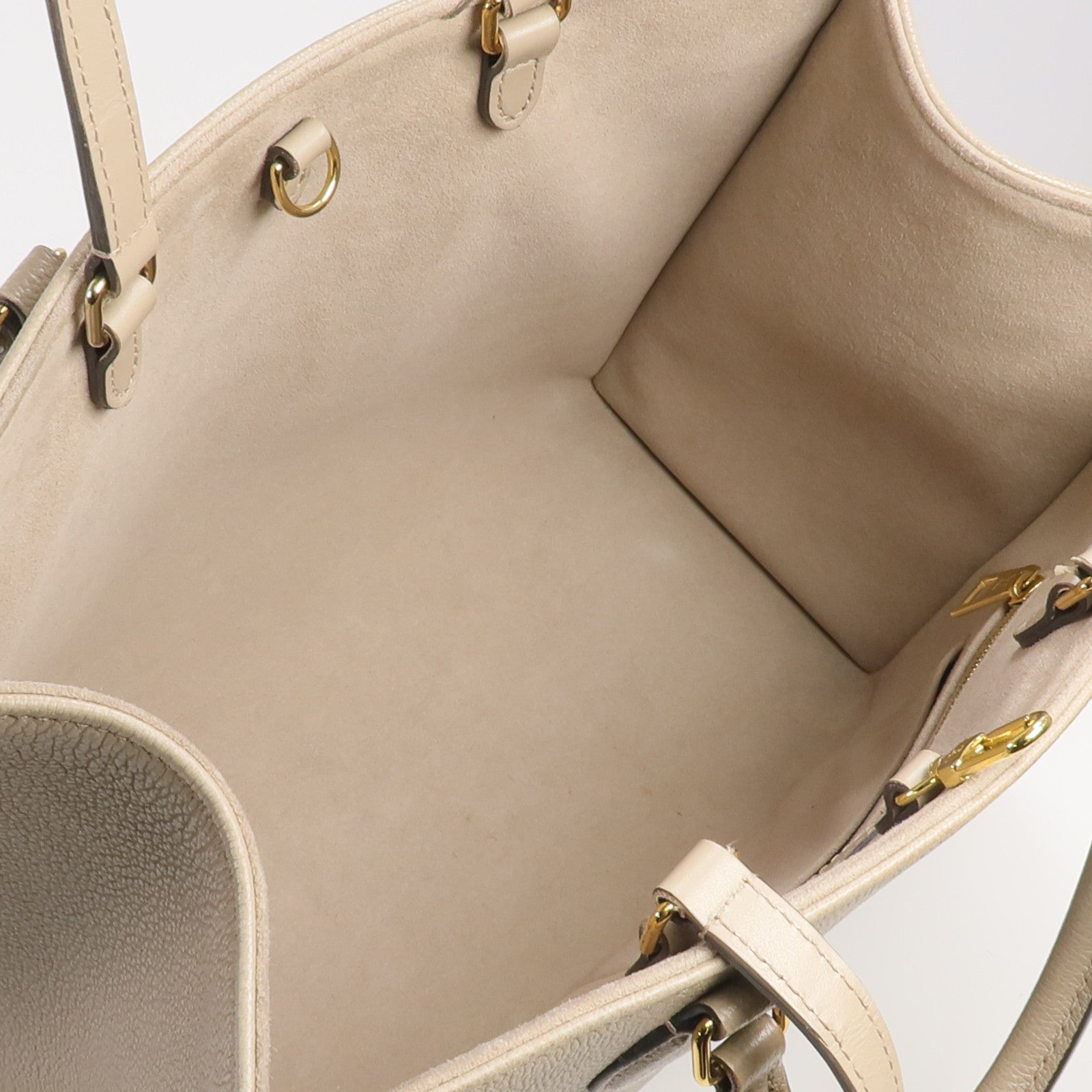 LOUIS VUITTON Monogram Empreinte OnTheGo MM金扣手挽肩背兩用袋
