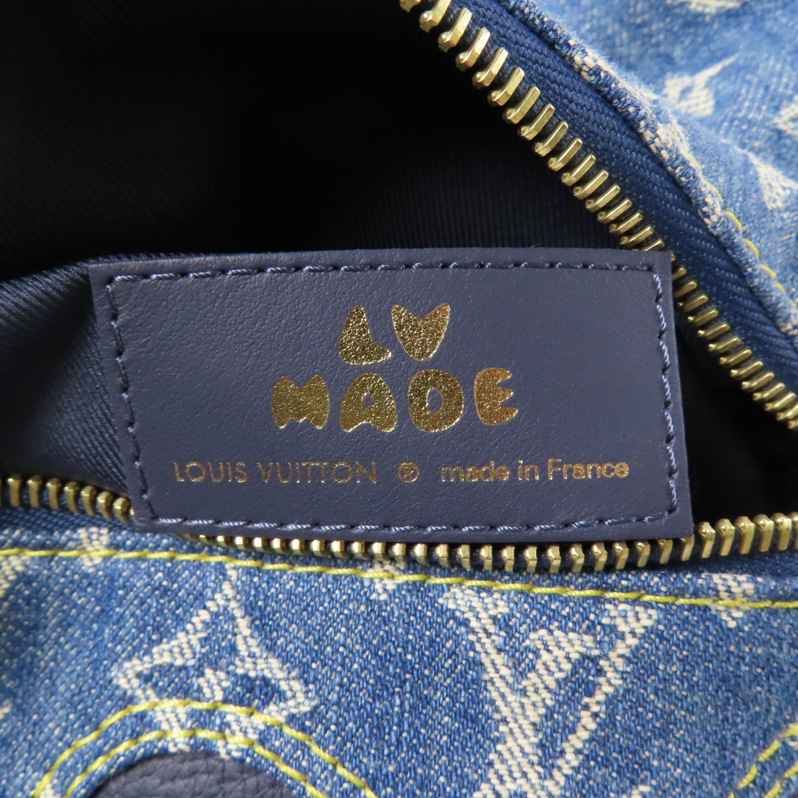 LOUIS VUITTON 【激減優惠】Taurillon/牛仔布Japanese Cruiser Bag金扣手挽肩背兩用袋