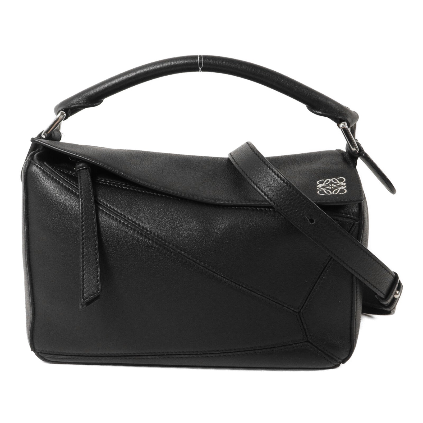 LOEWE 牛皮皮革Puzzle Medium手挽肩背兩用袋