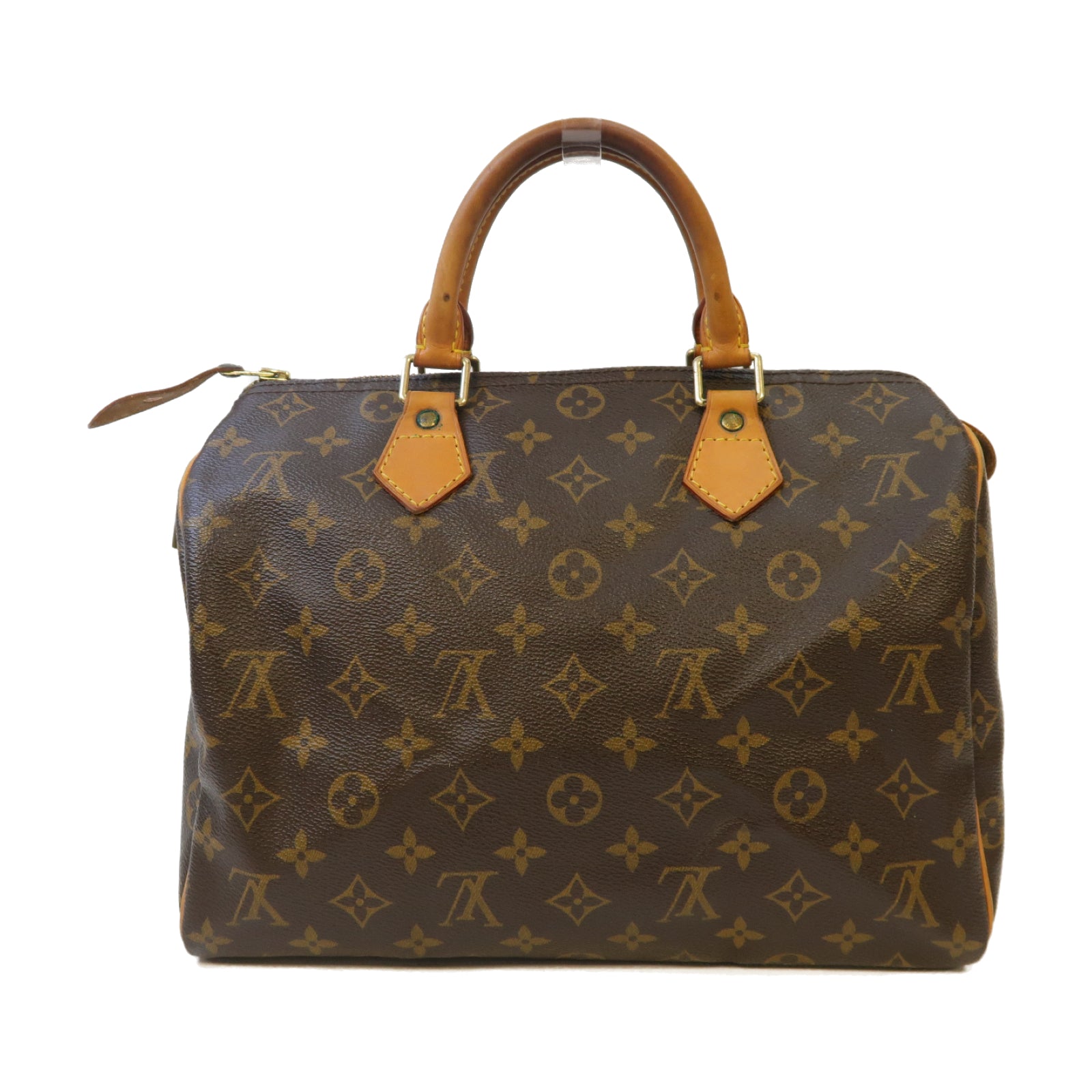 LOUIS VUITTON 【激減優惠】Monogram Speedy 30金扣手挽袋啡色
