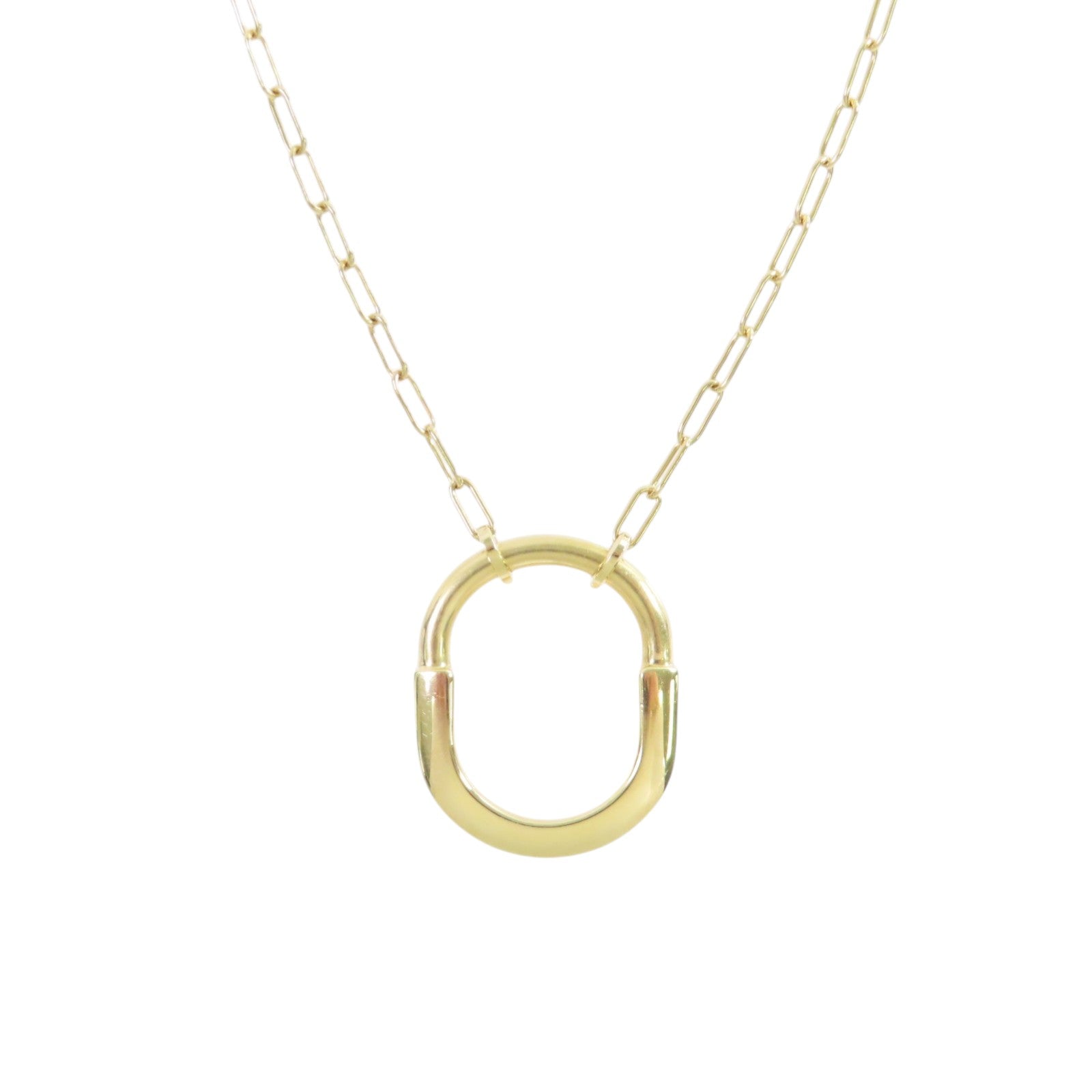 TIFFANY＆CO 18K黃金Lock Necklace項鏈