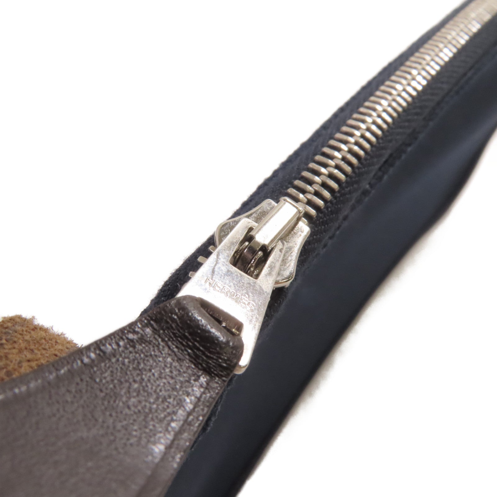HERMES 帆布Herbag PM 2Way Shoulder Bag銀扣手挽肩背袋藍色