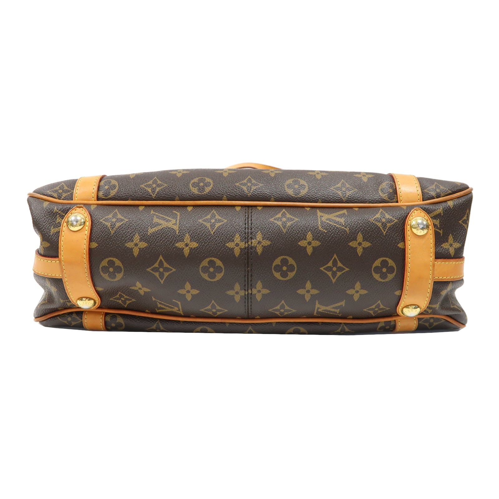 LOUIS VUITTON Monogram Stresa PM金扣肩背袋啡色