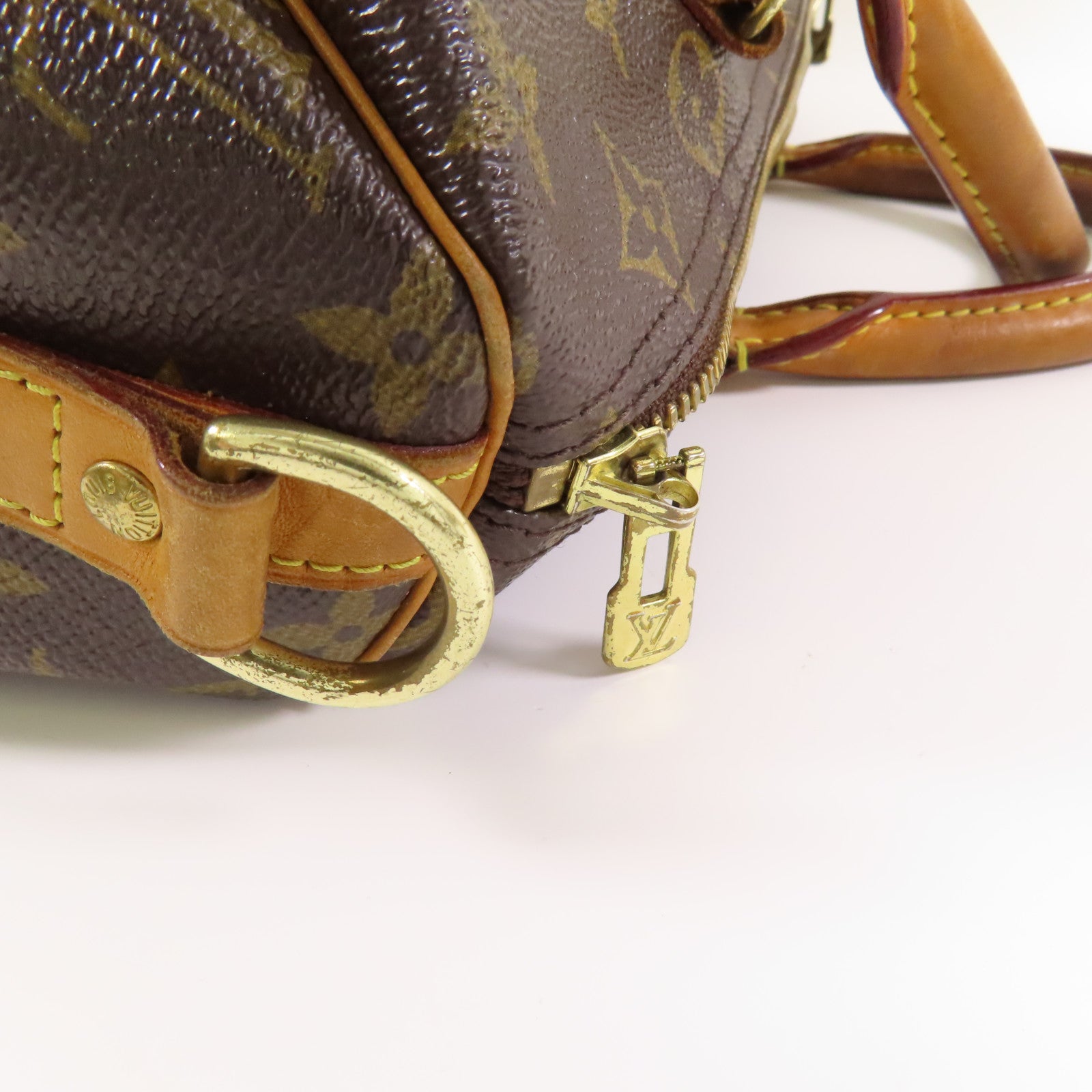 LOUIS VUITTON Monogram Speedy Bandouliere 30金扣手挽肩背兩用袋