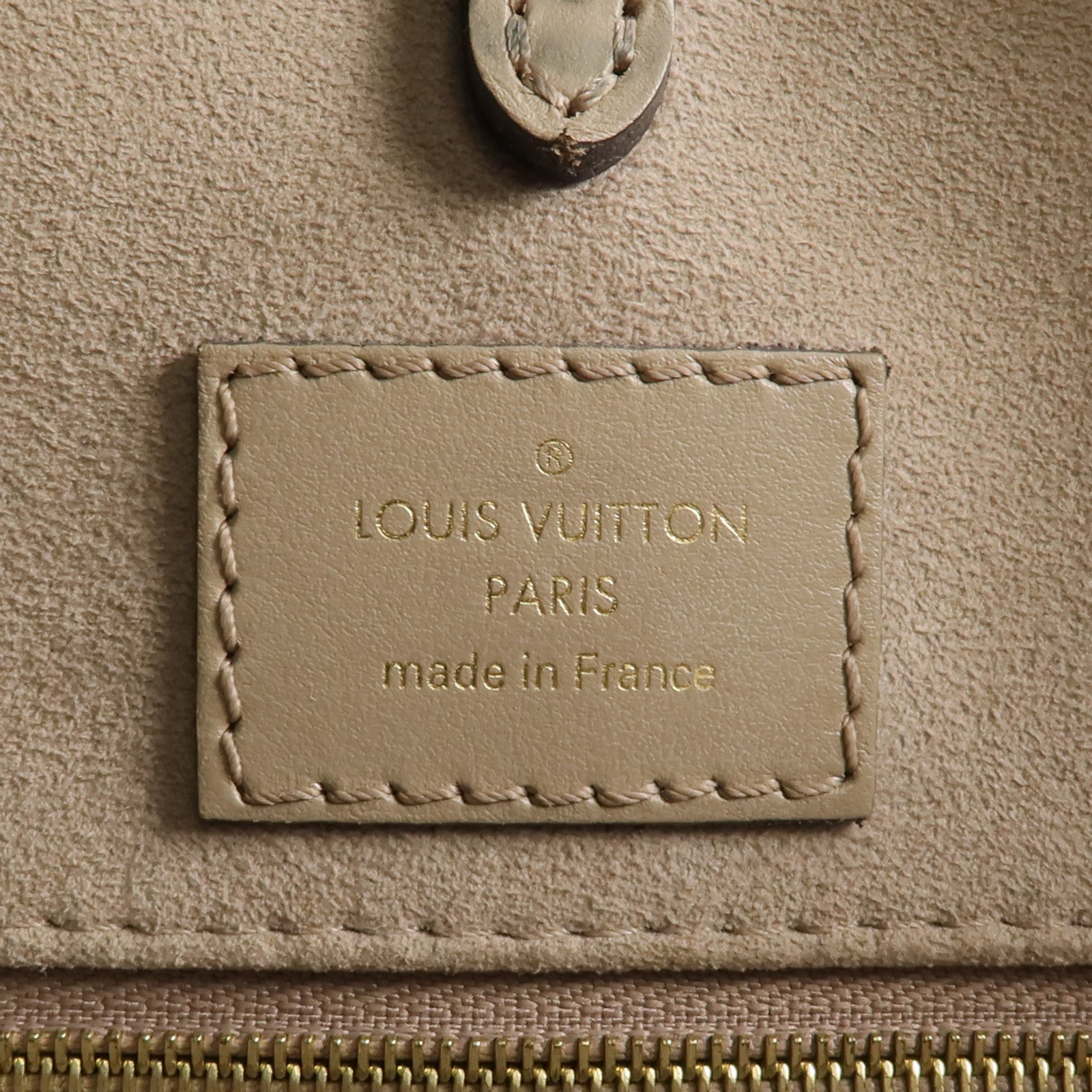 LOUIS VUITTON Monogram Empreinte OnTheGo MM金扣手挽肩背兩用袋