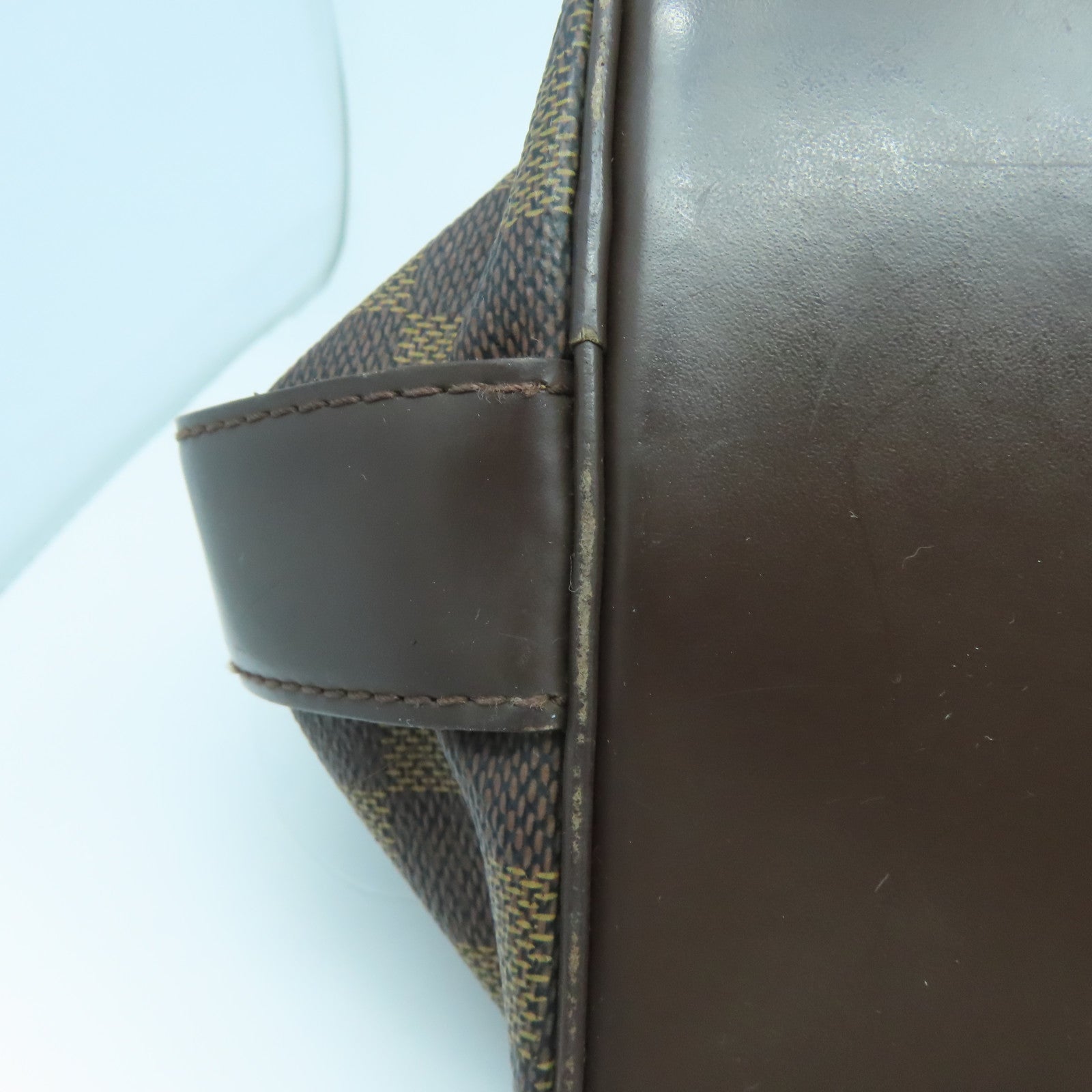 LOUIS VUITTON **【激減優惠】Damier Chelsea金扣肩背袋啡色