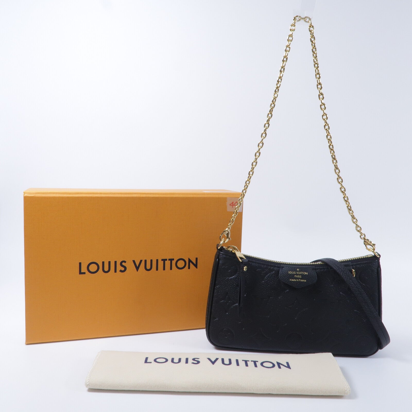 LOUIS VUITTON Monogram Empreinte Easy Pouch On Strap手挽肩背兩用袋