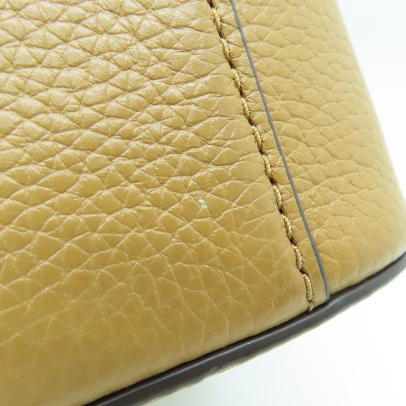 Tory Burch 牛皮皮革Chain Shoulder Bag金扣链带肩背袋杏色