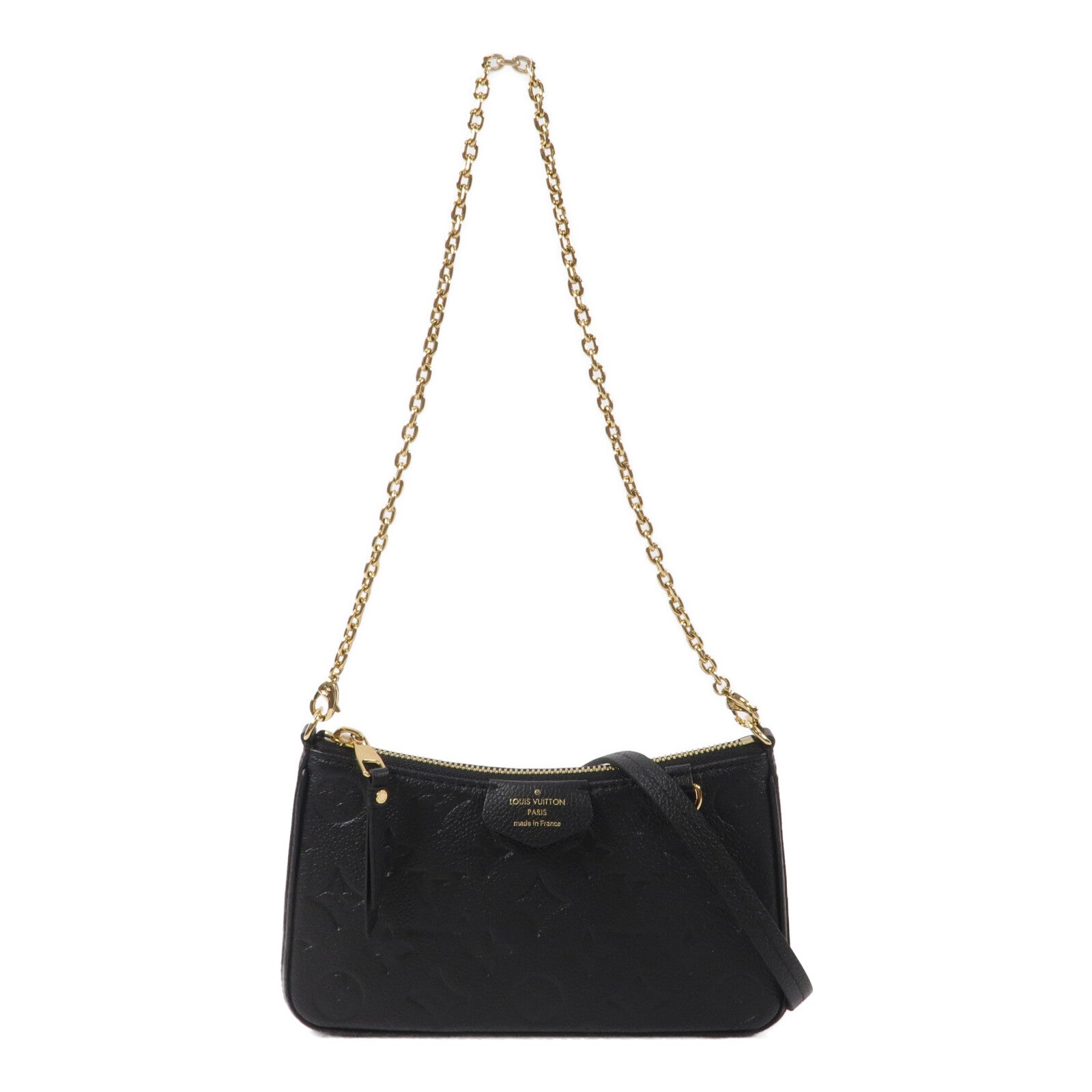 LOUIS VUITTON Monogram Empreinte Easy Pouch On Strap手挽肩背兩用袋