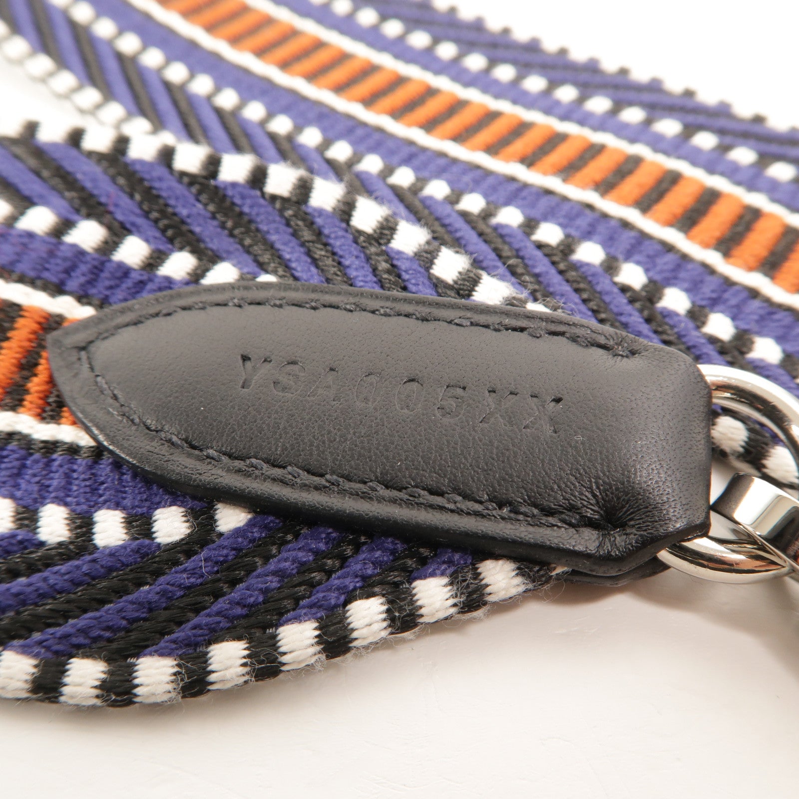 HERMES 帆布/Swift皮革Sangle Shoulder Strap肩背帶