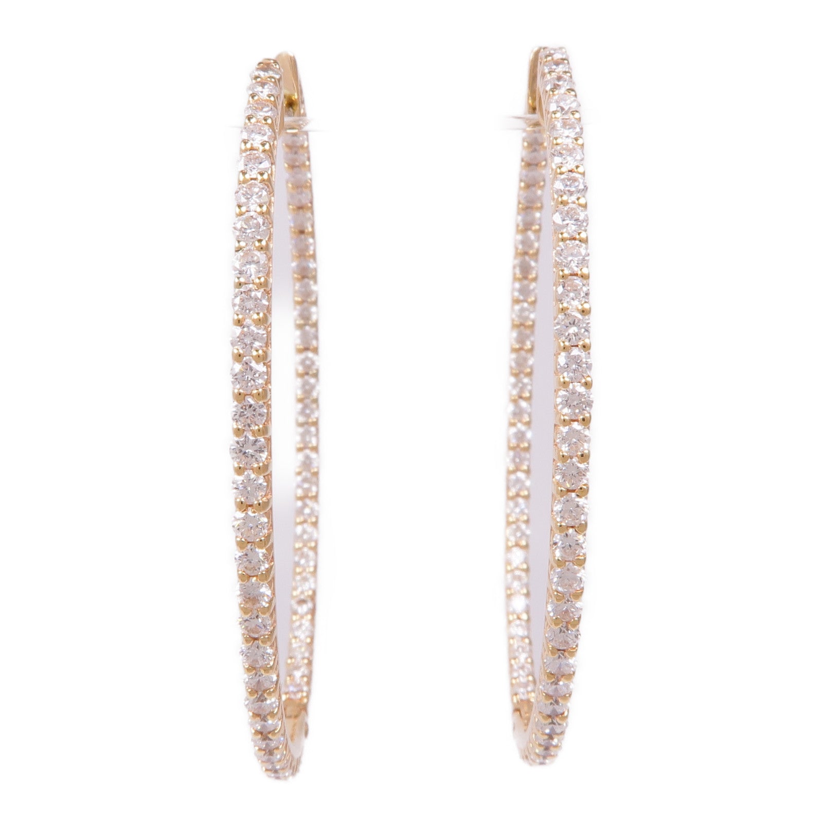 JEWELRY 18K玫瑰金Diamond Earrings 0.18ct鑽石耳環