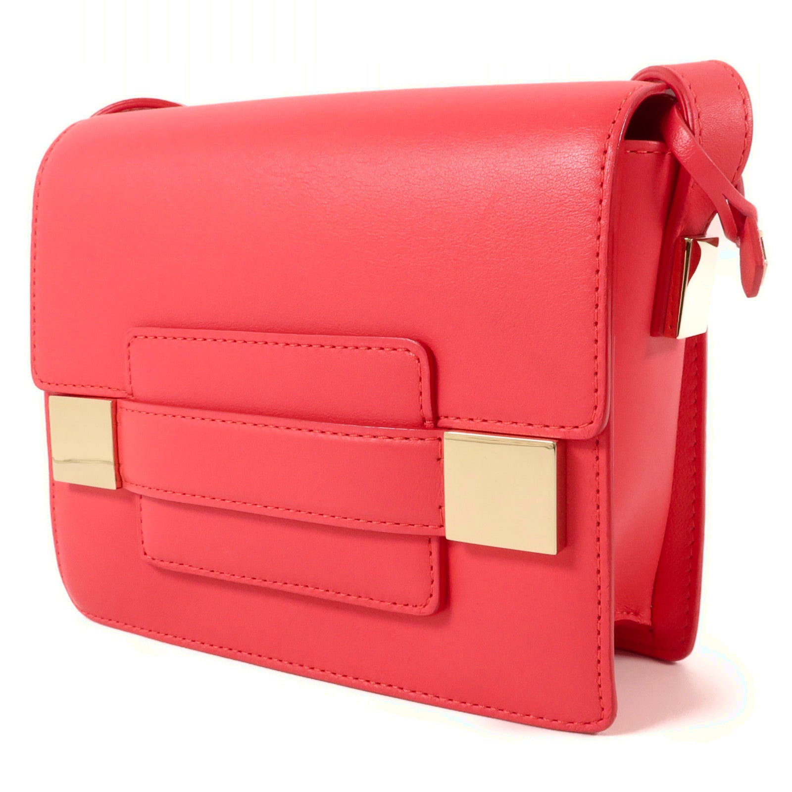 Delvaux 牛皮皮革Madame Mini肩背袋