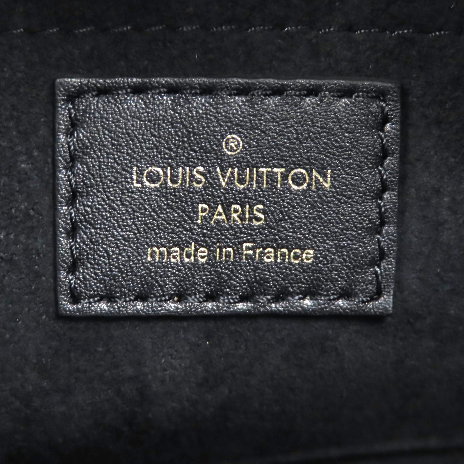 LOUIS VUITTON Monogram Reverse Square Bag金扣手挽肩背兩用袋棕色