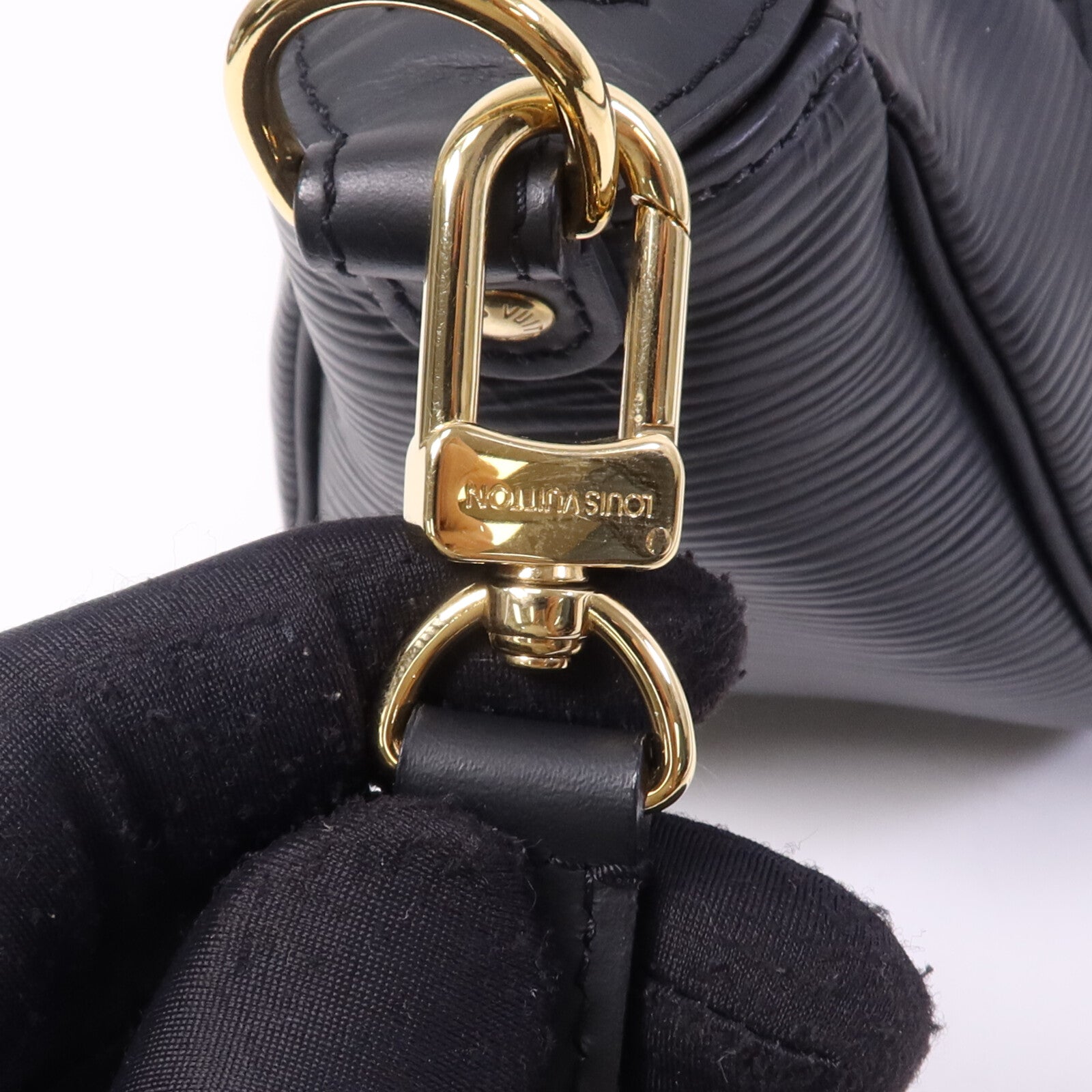 LOUIS VUITTON Epi Dhanura PM金扣手挽肩背兩用袋