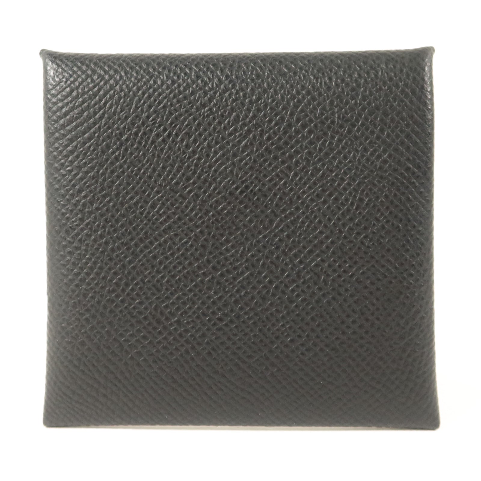 HERMES Epsom皮革Bastia Coin Purse零錢包Noir