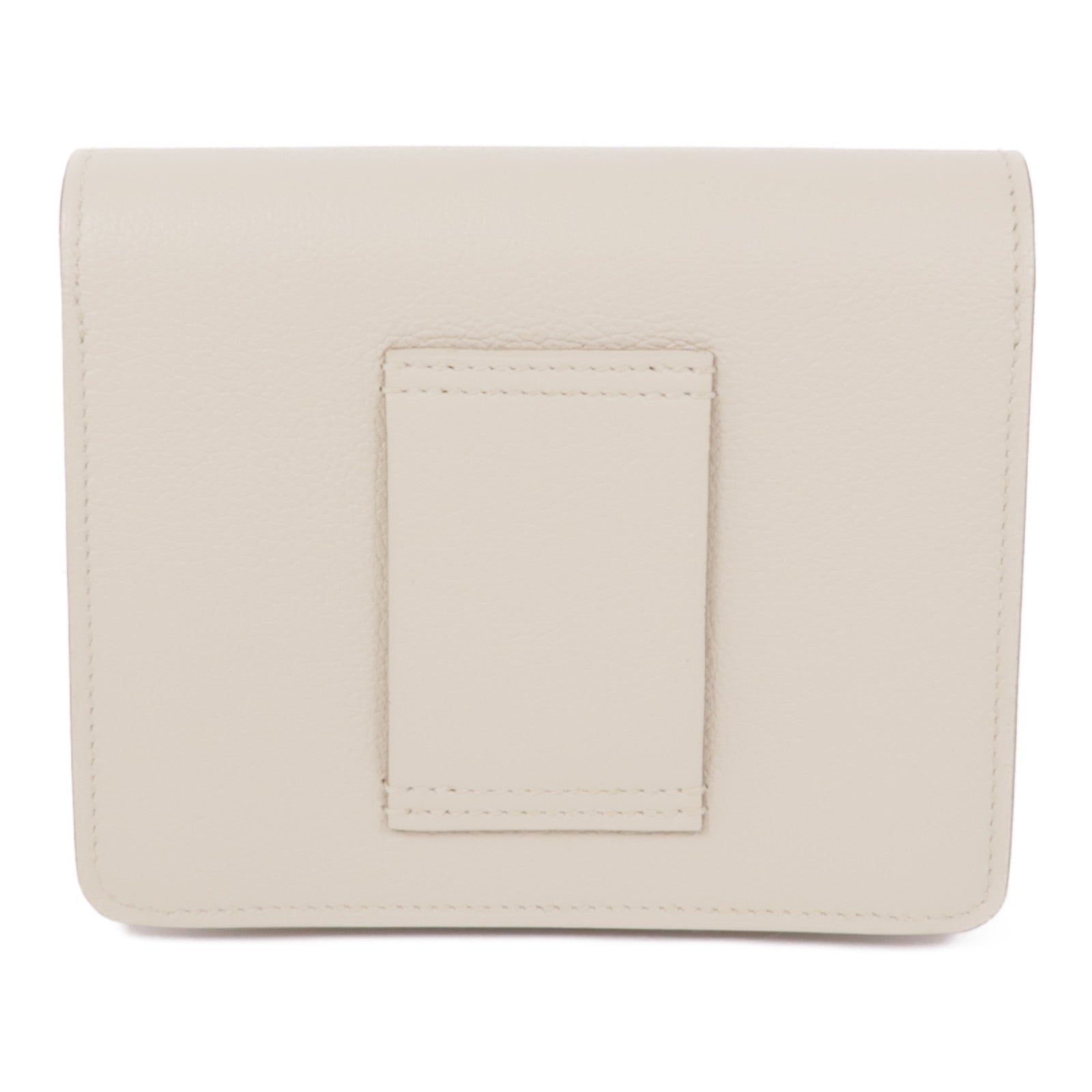 HERMES Evercolor皮革Roulis Slim金扣錢包Beton