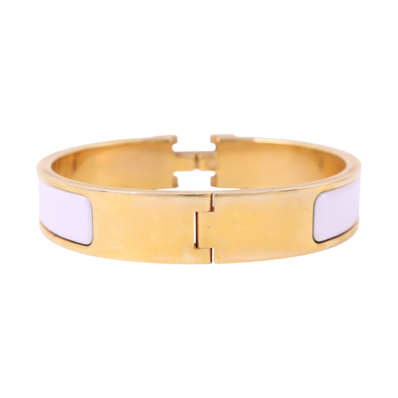 HERMES 金屬/琺瑯Clic H Bracelet金扣手鏈