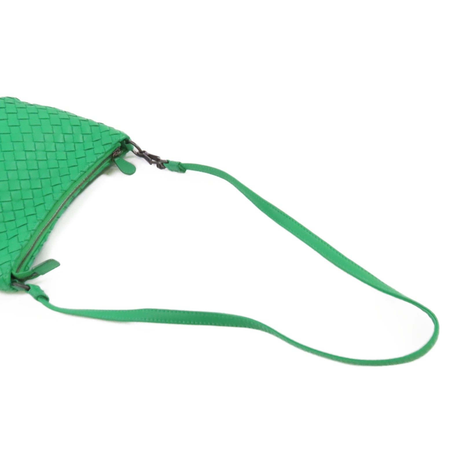BOTTEGA VENETA 織紋皮革Intrecciato Shoulder Bag肩背袋綠色