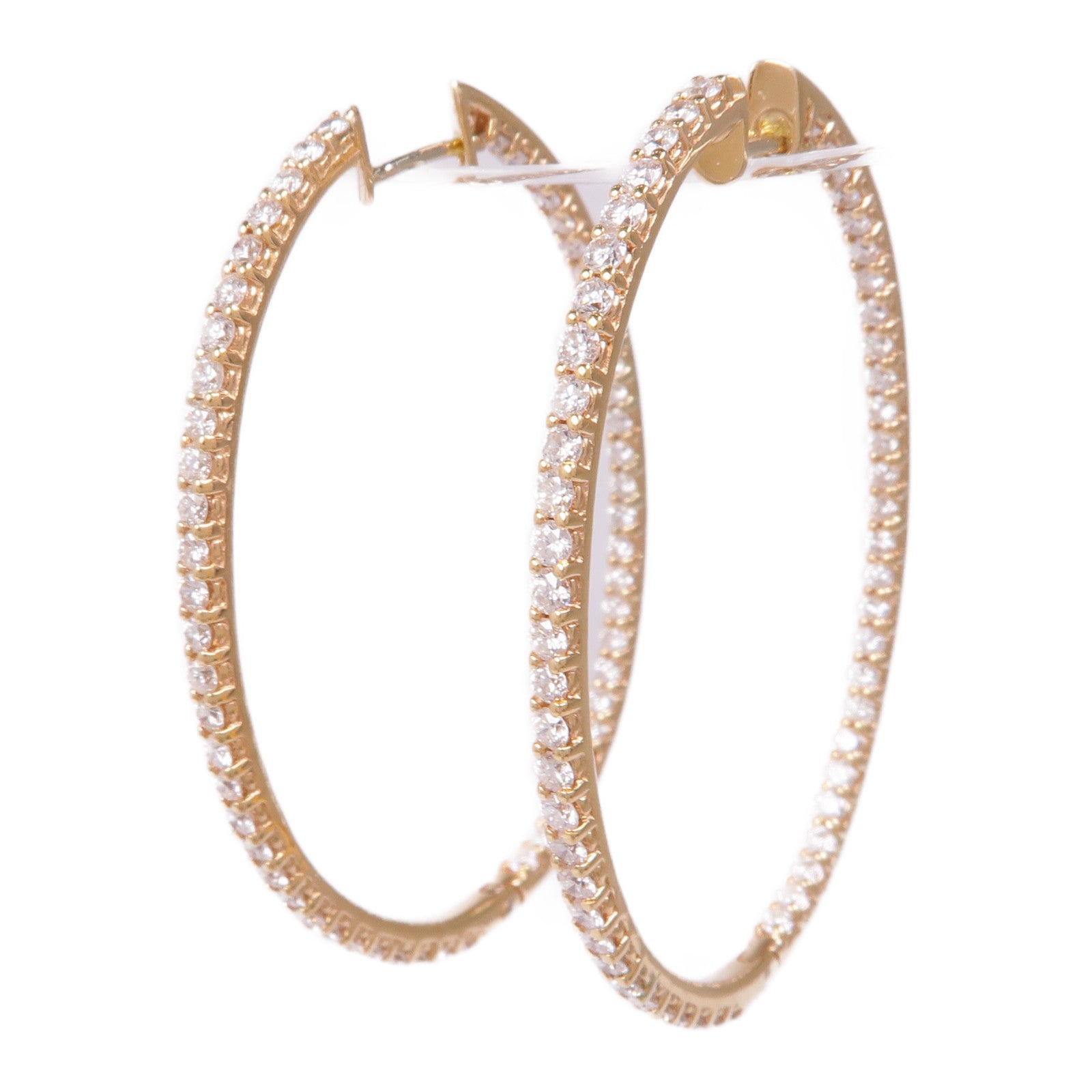 JEWELRY 18K玫瑰金Diamond Earrings 0.18ct鑽石耳環