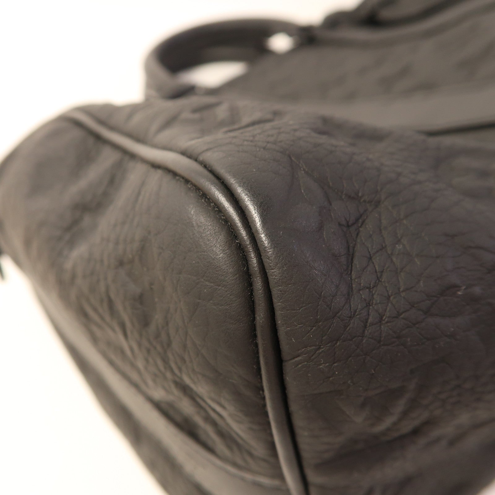 LOUIS VUITTON Monogram Taurillon Keepall Bandouliere35手挽肩背兩用袋