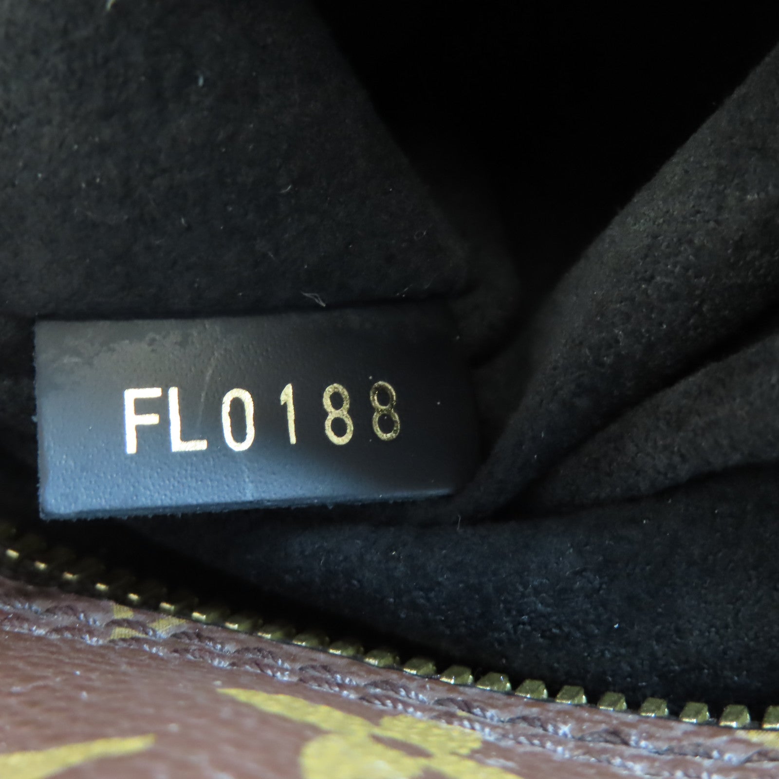LOUIS VUITTON Monogram Reverse Square Bag金扣手挽肩背兩用袋棕色