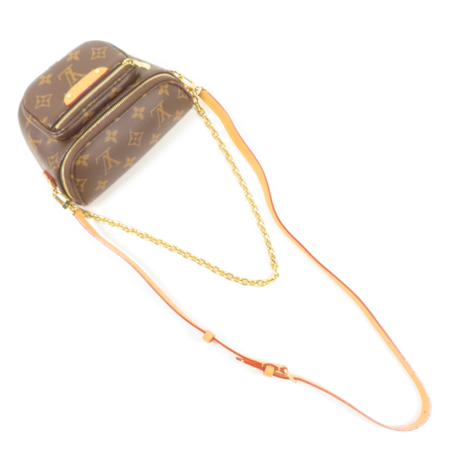 LOUIS VUITTON LV GHW Mini Bumbag Shoulder Bag M82335 Monogram Brown