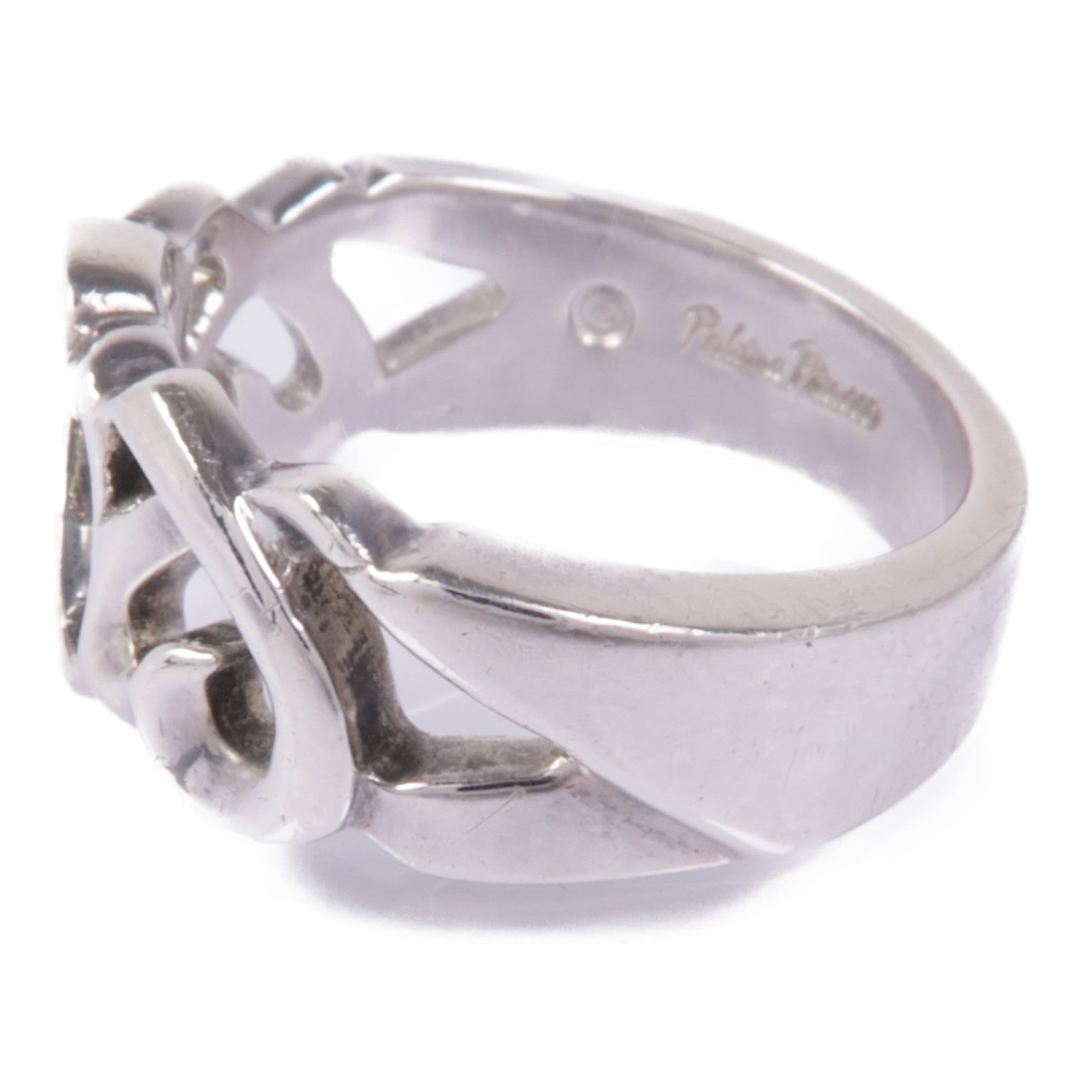 TIFFANY＆CO 925純銀Loving Heart Band Ring戒指US#6