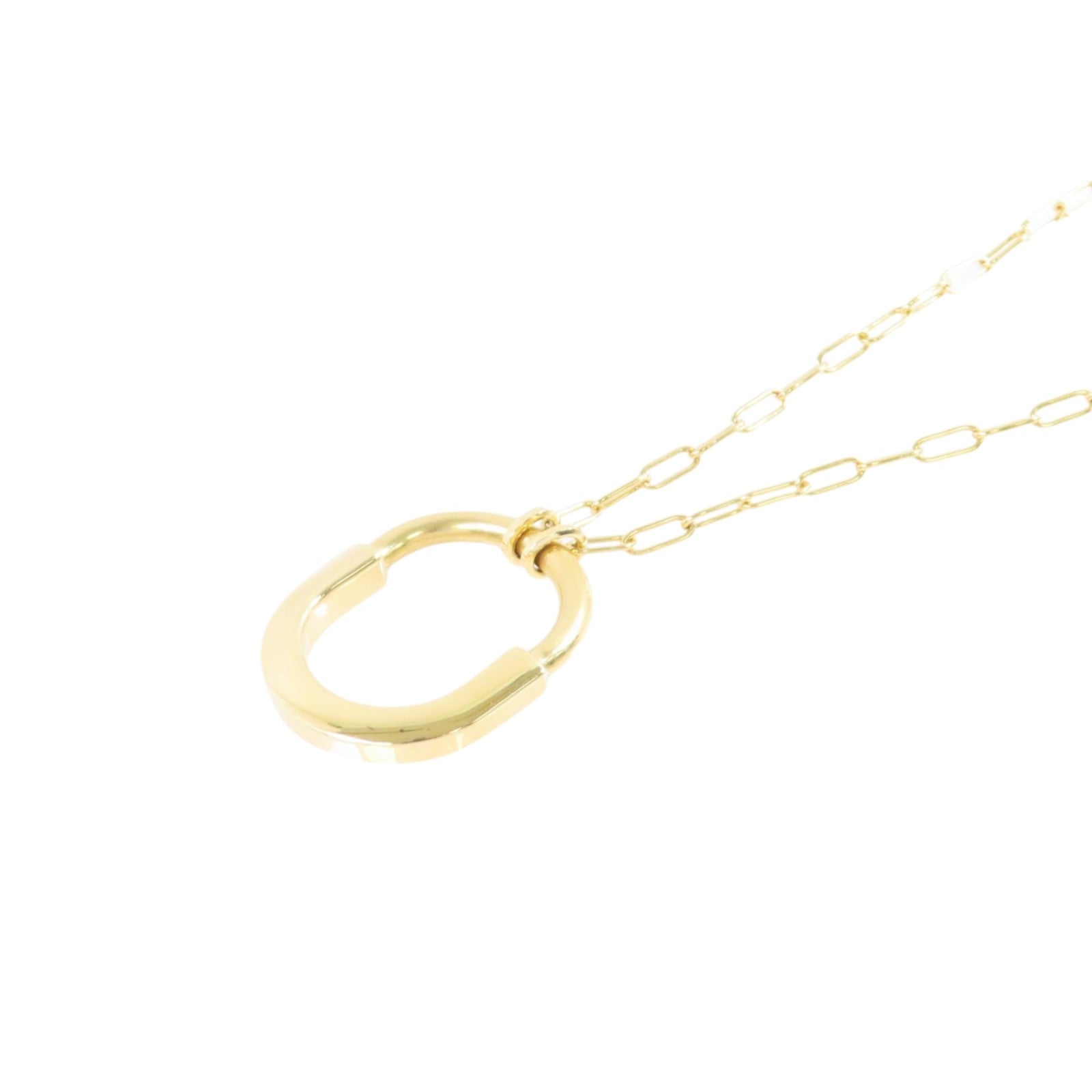 TIFFANY＆CO 18K黃金Lock Necklace項鏈
