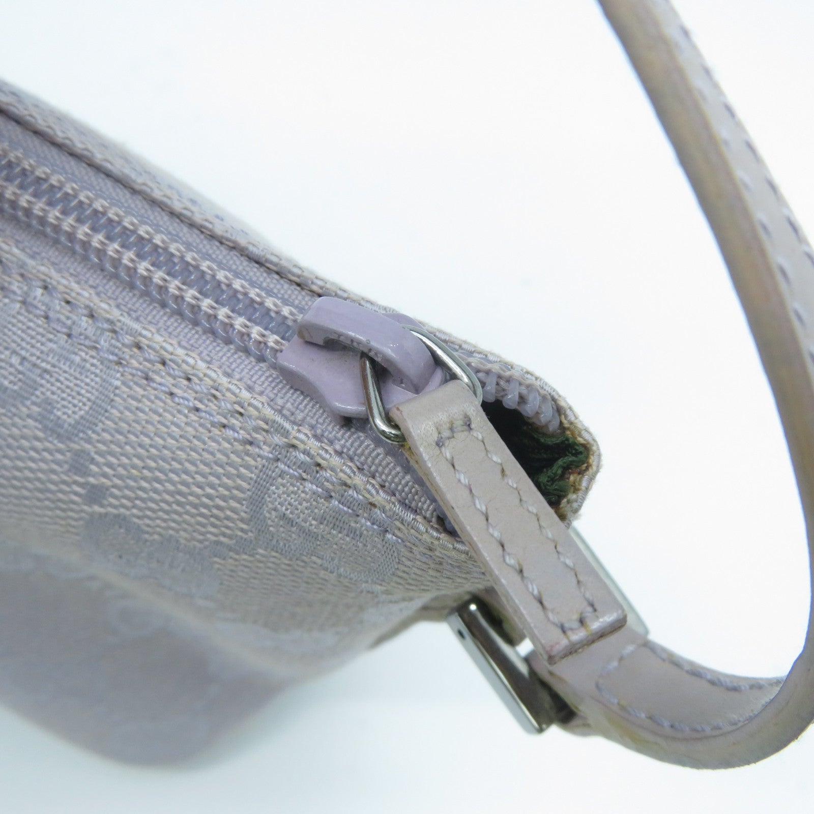 GUCCI GG帆布Handbag銀扣手挽袋紫色