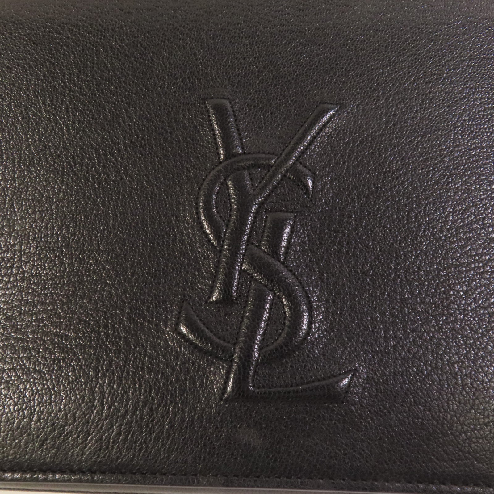 SAINT LAURENT 牛皮皮革Beldujour Clutch手拿包