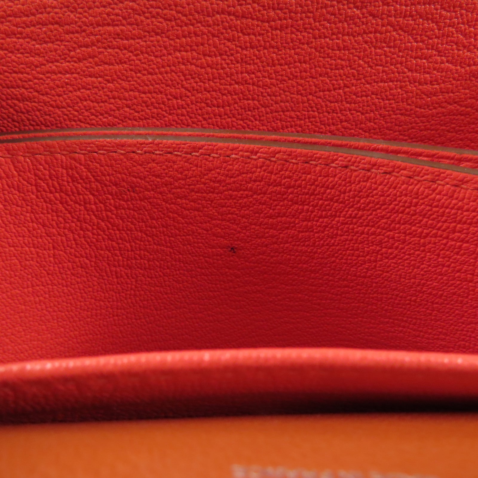 HERMES Evercolor皮革Mini Roulis金扣肩背袋Terre Battue/Capucine