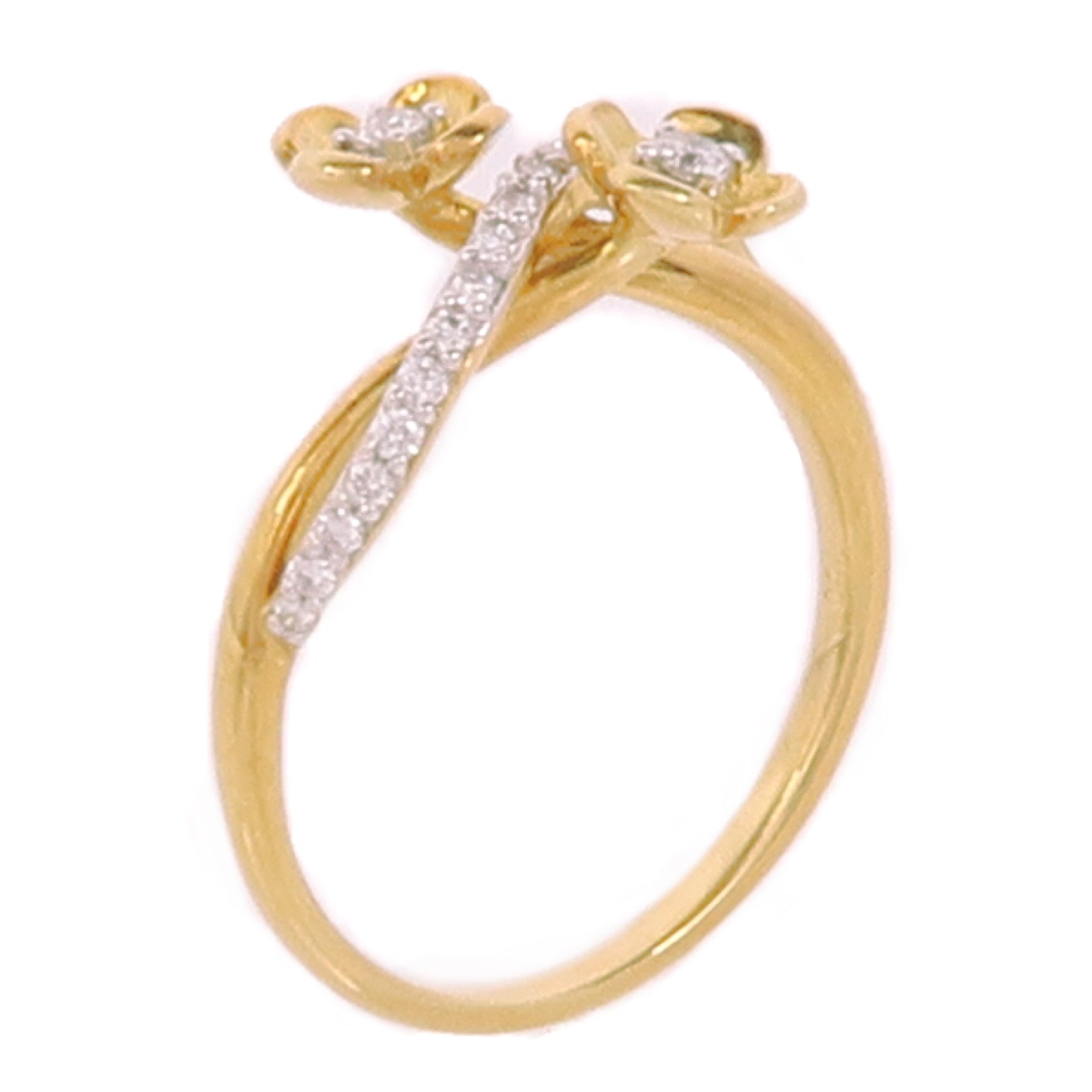 JEWELRY 【激減優惠】18K黃金Diamond Ring鑽石戒指US#6