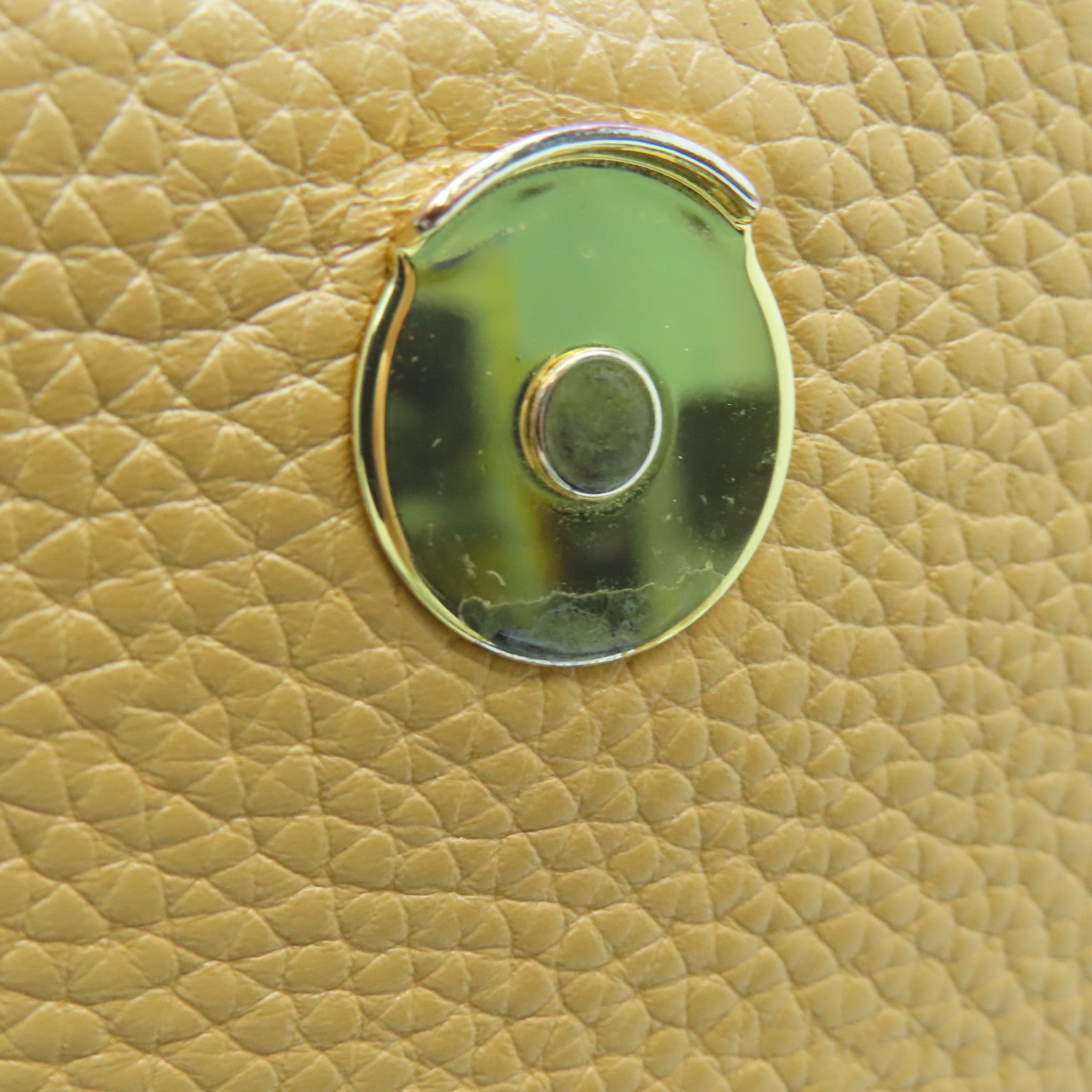 Tory Burch 牛皮皮革Chain Shoulder Bag金扣链带肩背袋杏色