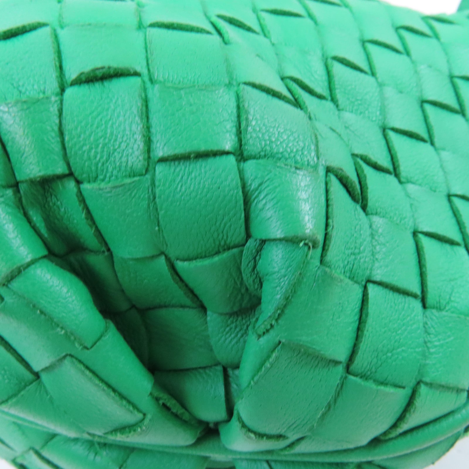 BOTTEGA VENETA 織紋皮革Intrecciato Shoulder Bag肩背袋綠色