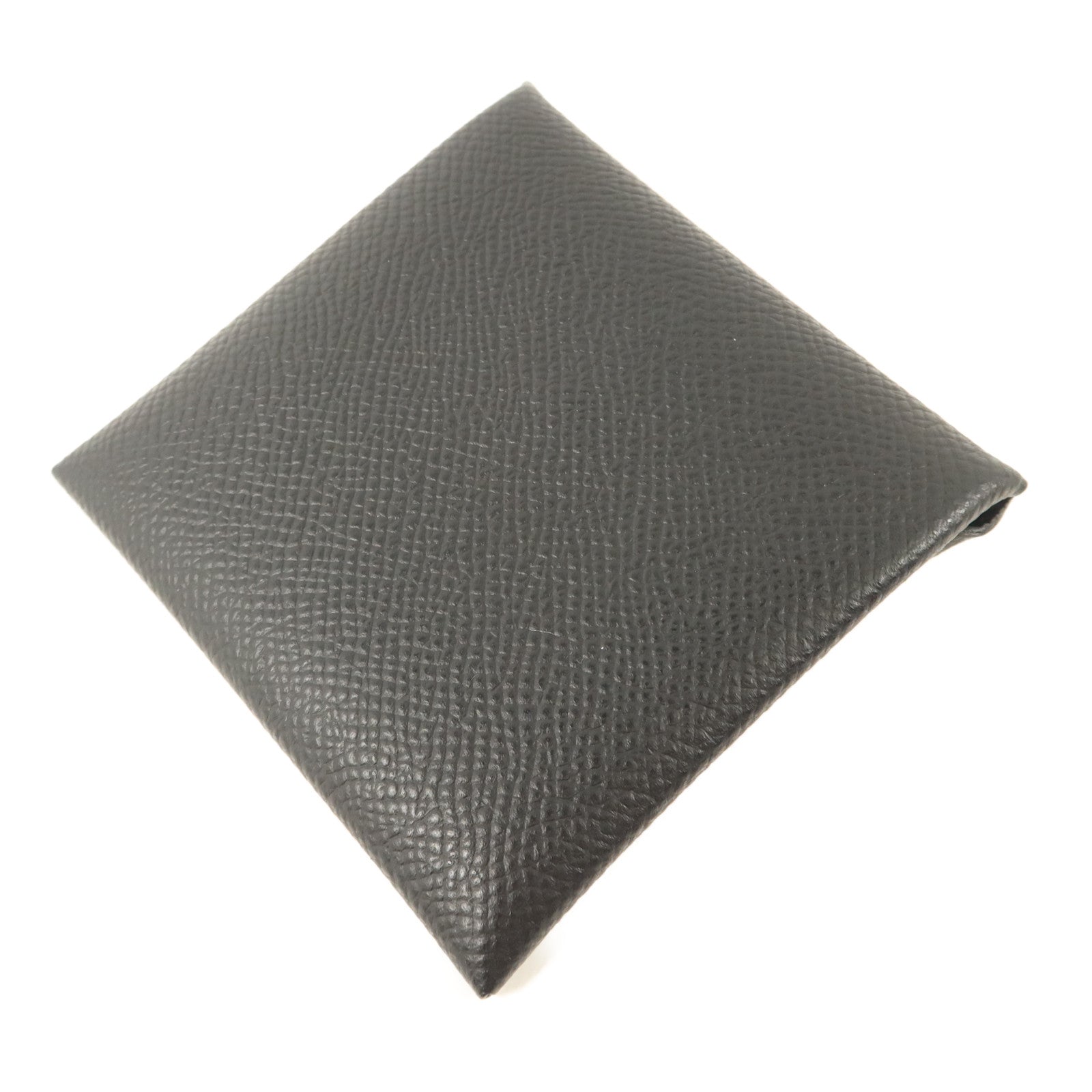 HERMES Epsom皮革Bastia Coin Purse零錢包Noir