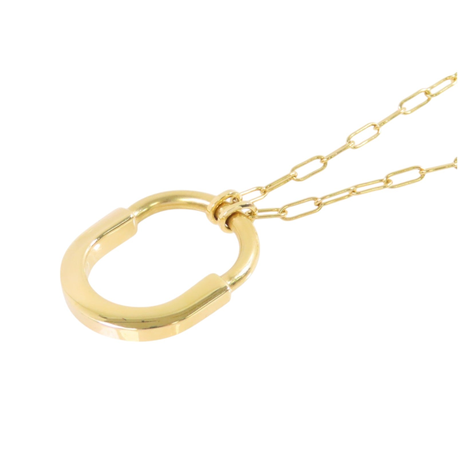 TIFFANY＆CO 18K黃金Lock Necklace項鏈